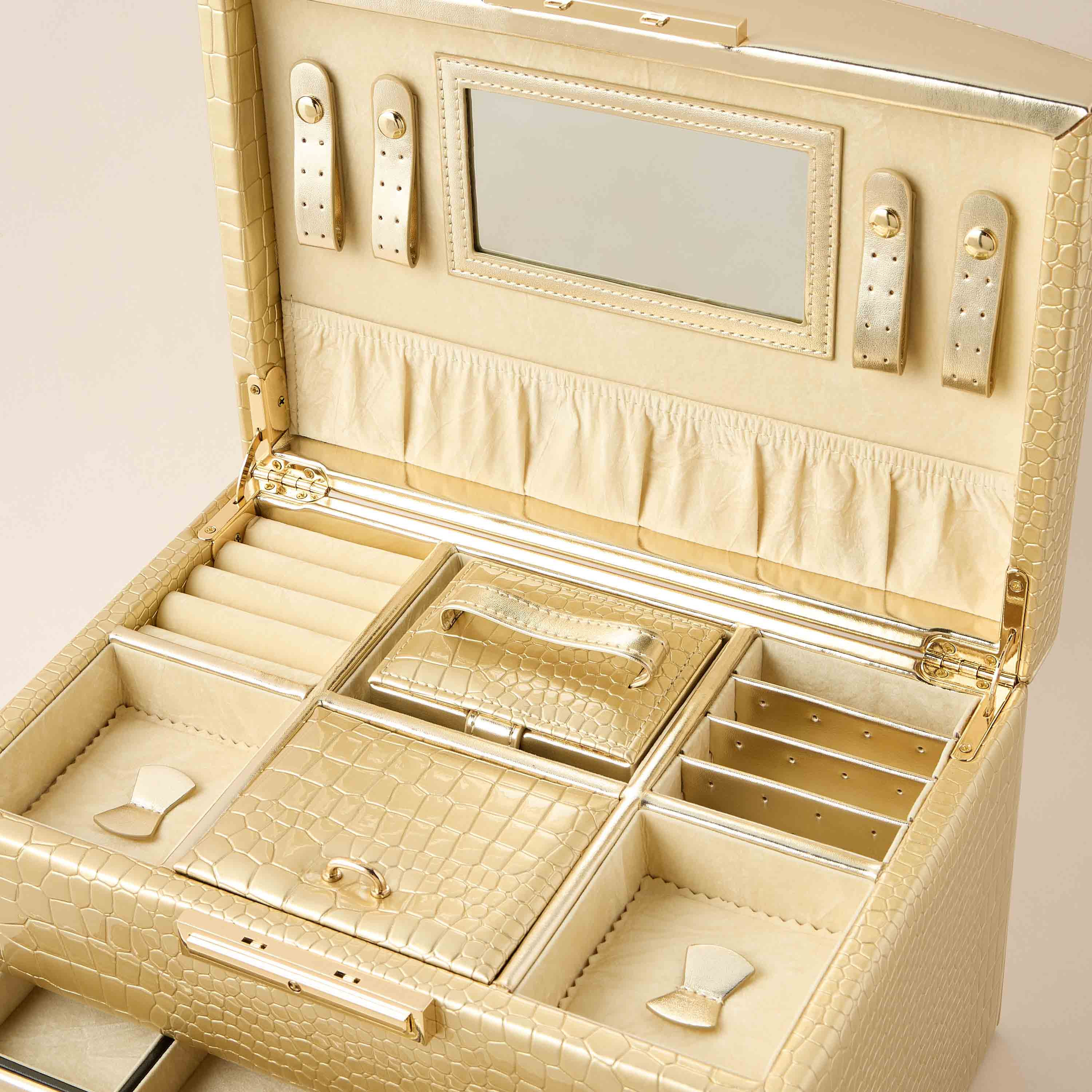 Jewellery Organizer with 3 Layers - 30x20x22 cms-women-watchesandjewellery-jewellery-storage-image-4