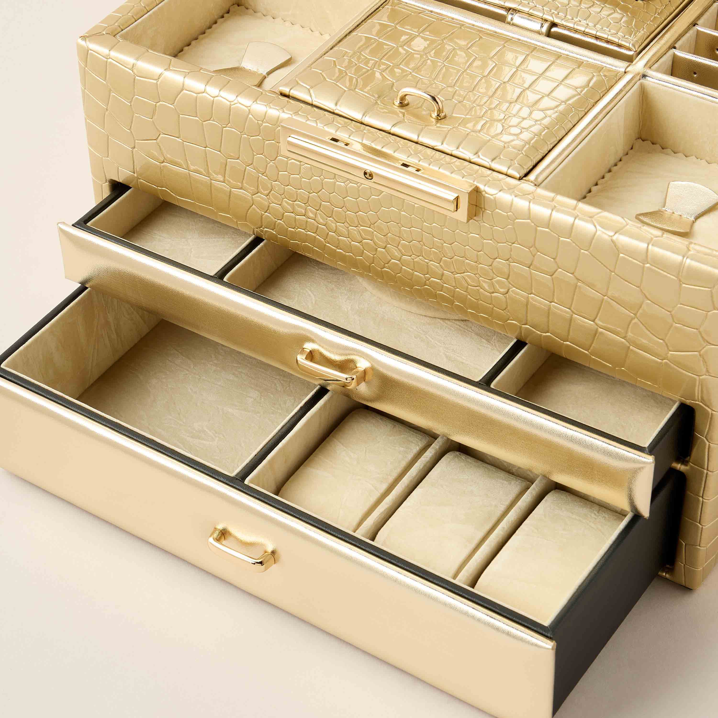 Jewellery Organizer with 3 Layers - 30x20x22 cms-women-watchesandjewellery-jewellery-storage-image-5