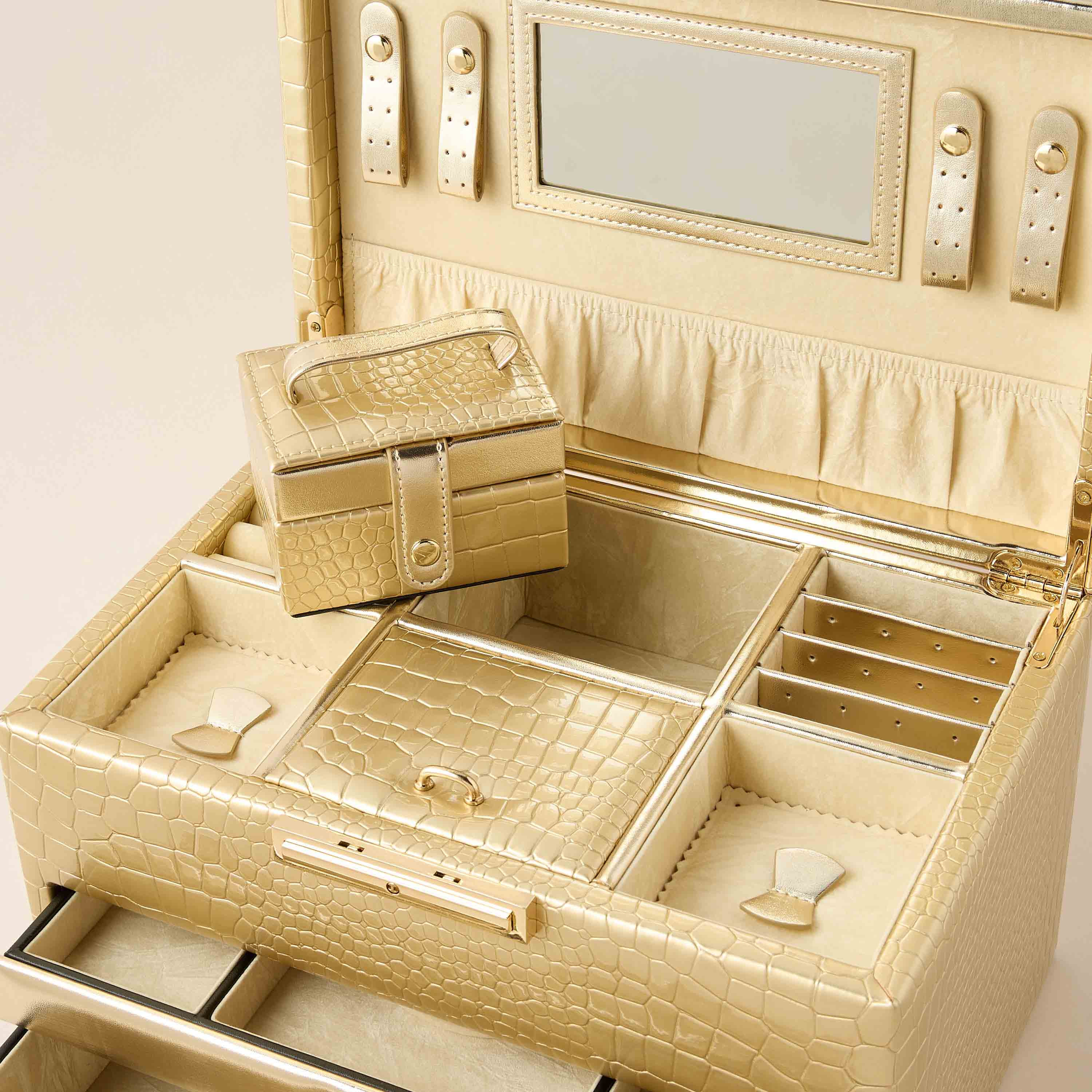 Jewellery Organizer with 3 Layers - 30x20x22 cms-women-watchesandjewellery-jewellery-storage-image-6