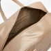 Elle Textured Duffel Bag with Zip Closure and Detachable Strap-Duffle Bags-thumbnailMobile-4