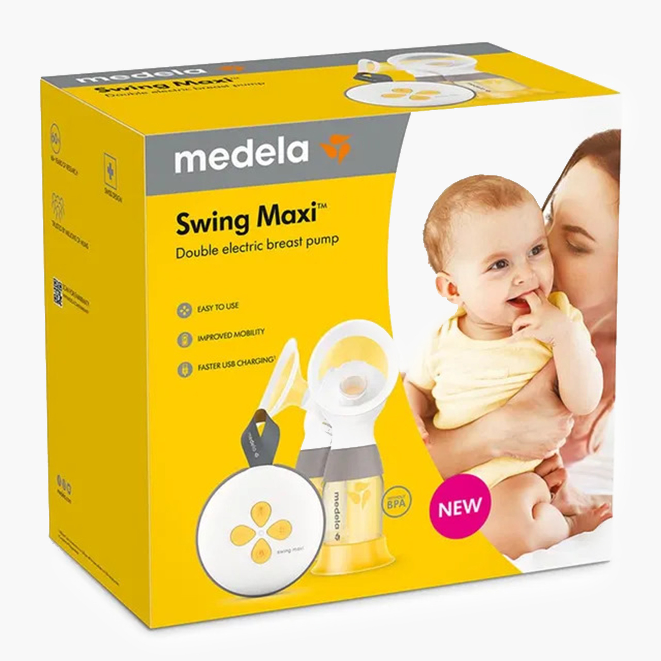 مضخة الثدي الكهربائية سوينج من ميديلا-baby-feeding-breastfeedingandcare-image-1