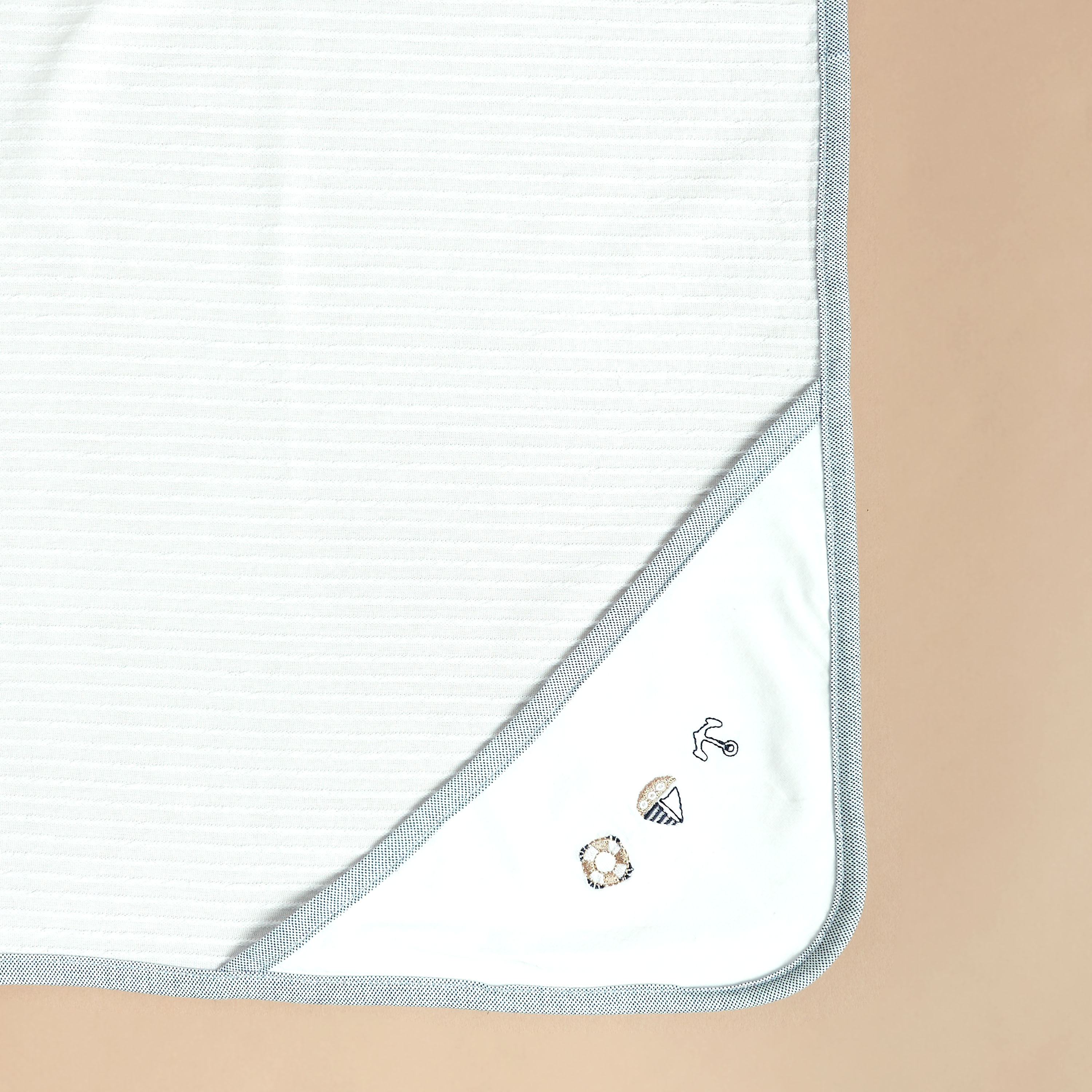 Juniors Textured Receiving Blanket - 70x70 cm-baby-nursery-blanketsandswaddles-receivingblankets-image-2