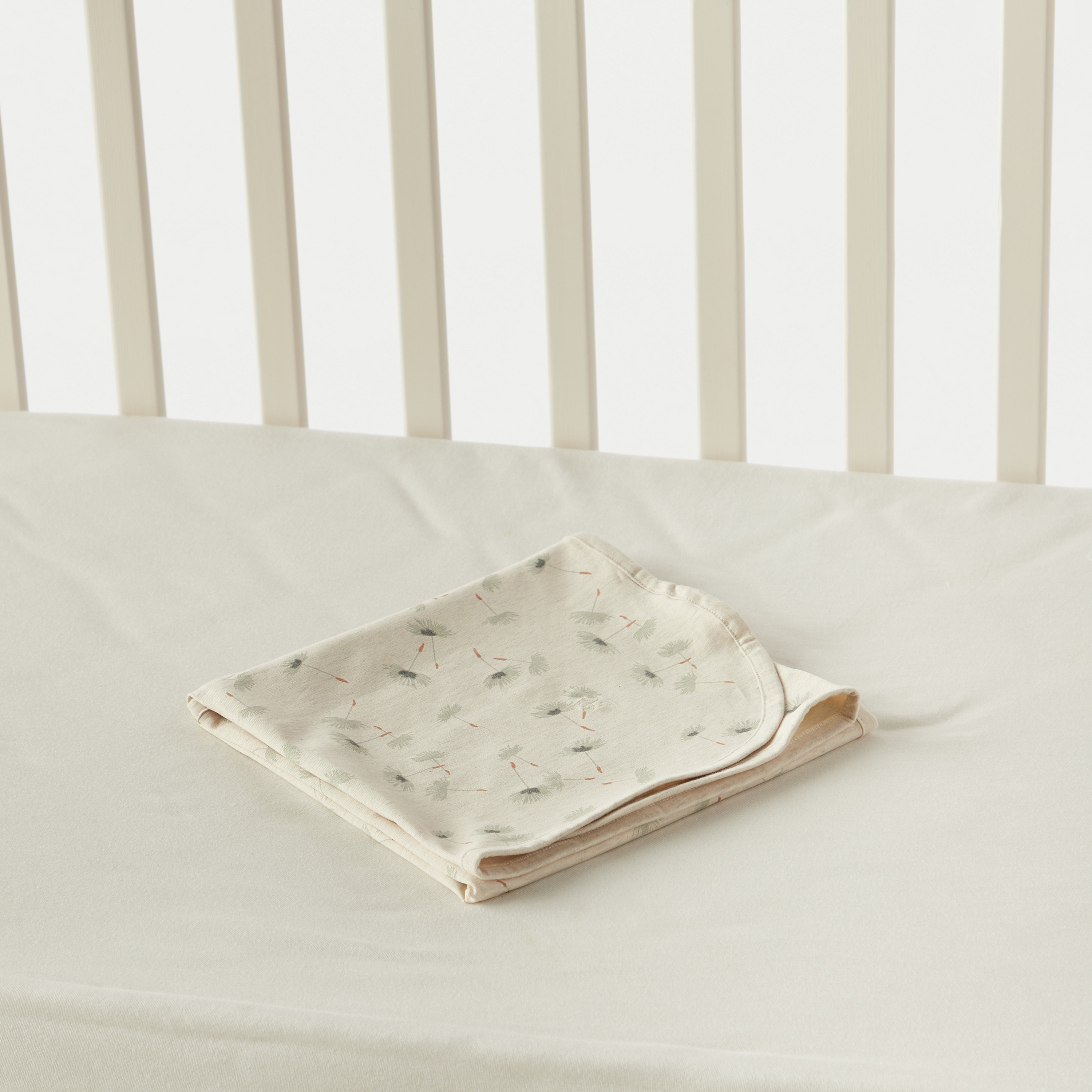 Juniors All-Over Floral Print Receiving Blanket - 70x70 cm-baby-nursery-blanketsandswaddles-receivingblankets-image-4