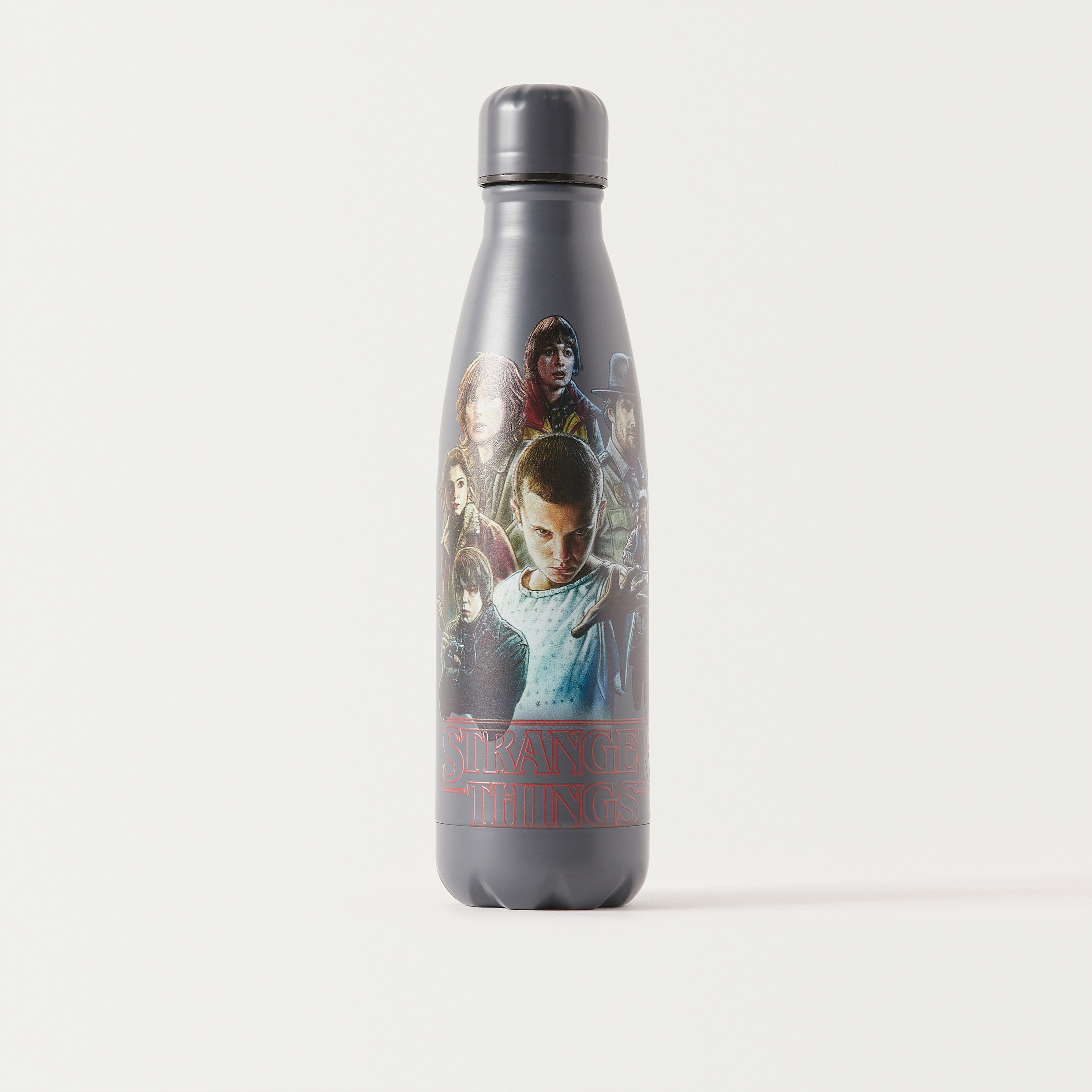 Stranger Things Print Double Wall Stainless Steel Water Bottle - 600 ml-school-waterbottles-image-1