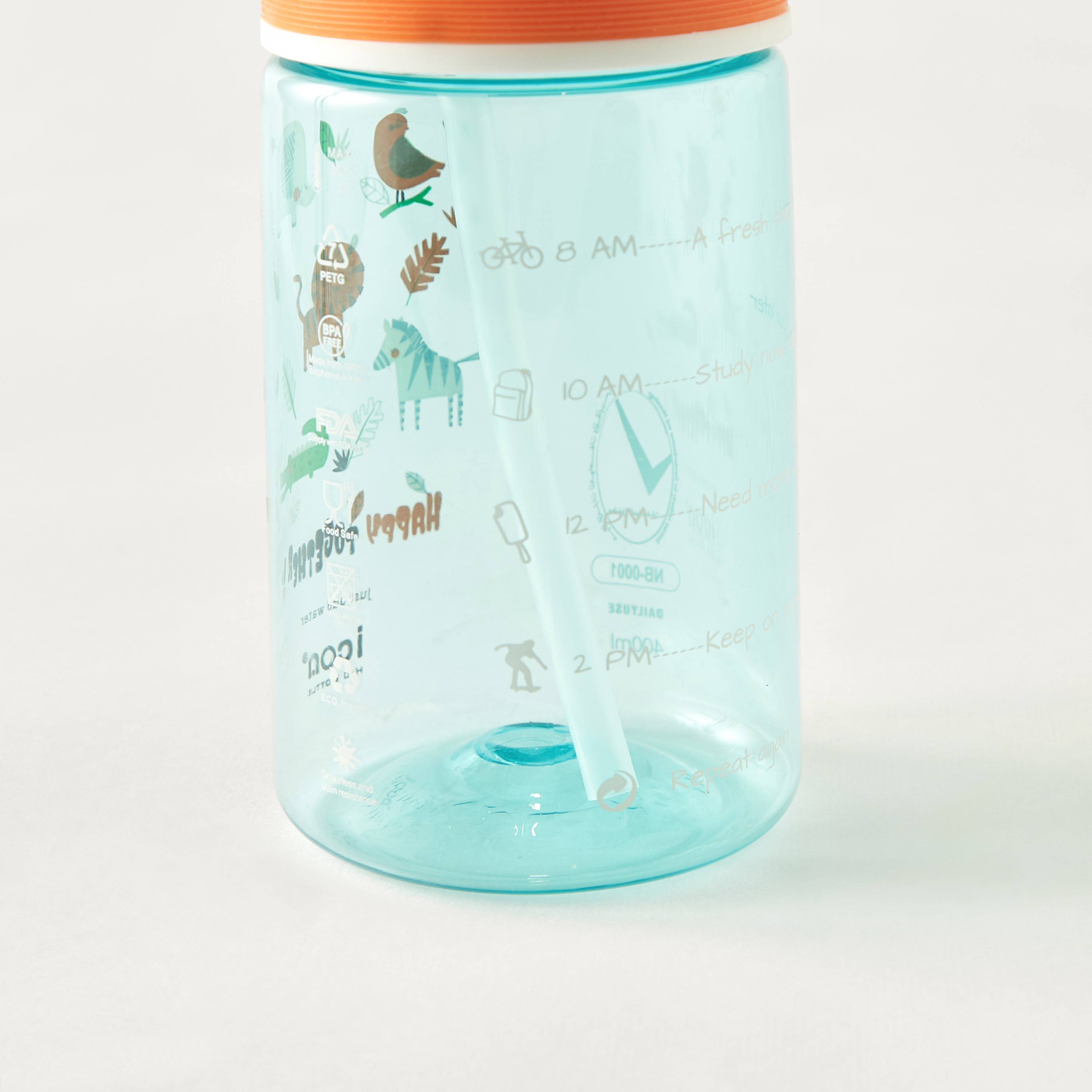 icon Printed Sipper Water Bottle - 400 ml-household-dining-drinkserveware-bottles-image-4