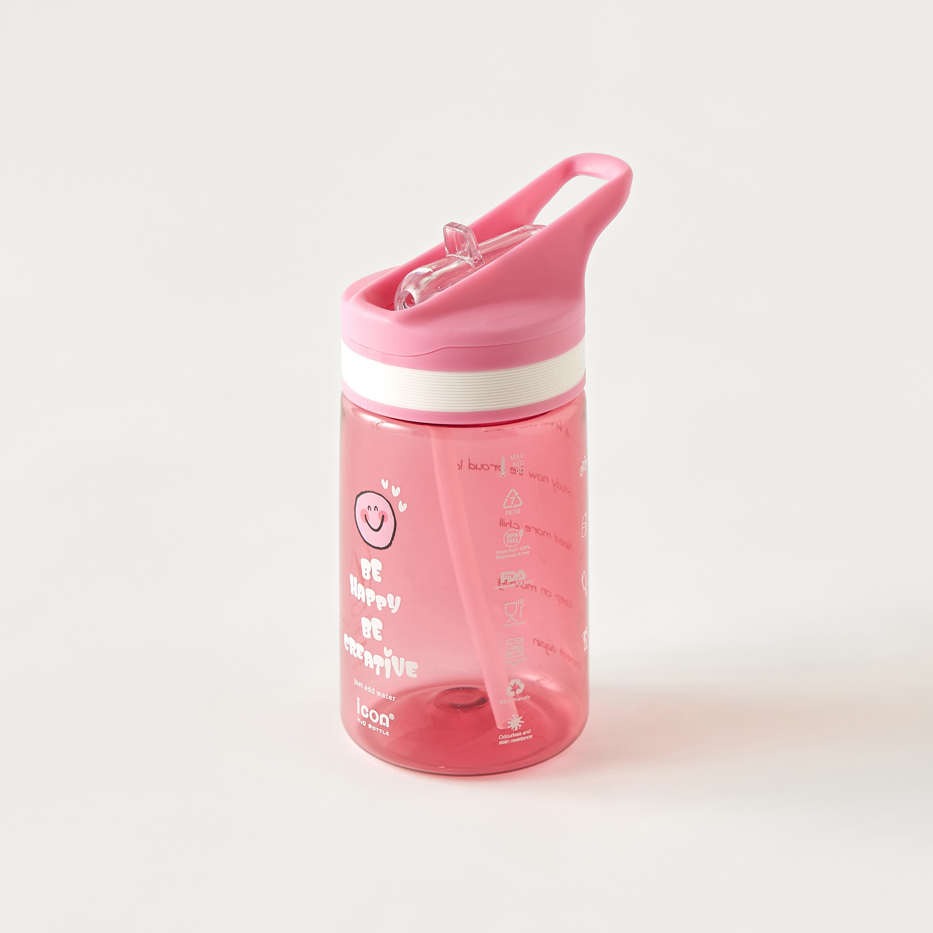 icon Printed Sipper Water Bottle - 400 ml-household-dining-drinkserveware-bottles-image-2