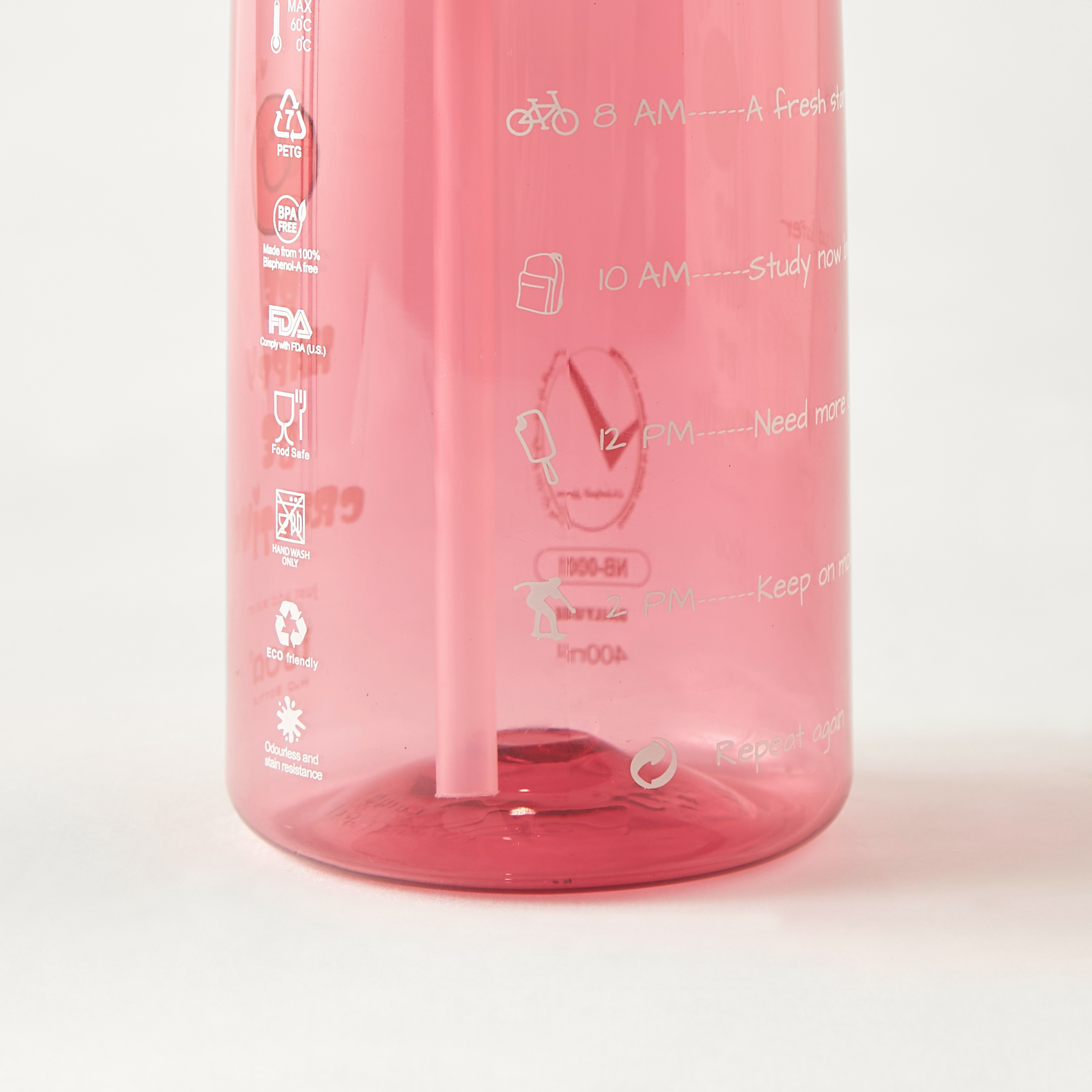 icon Printed Sipper Water Bottle - 400 ml-household-dining-drinkserveware-bottles-image-4