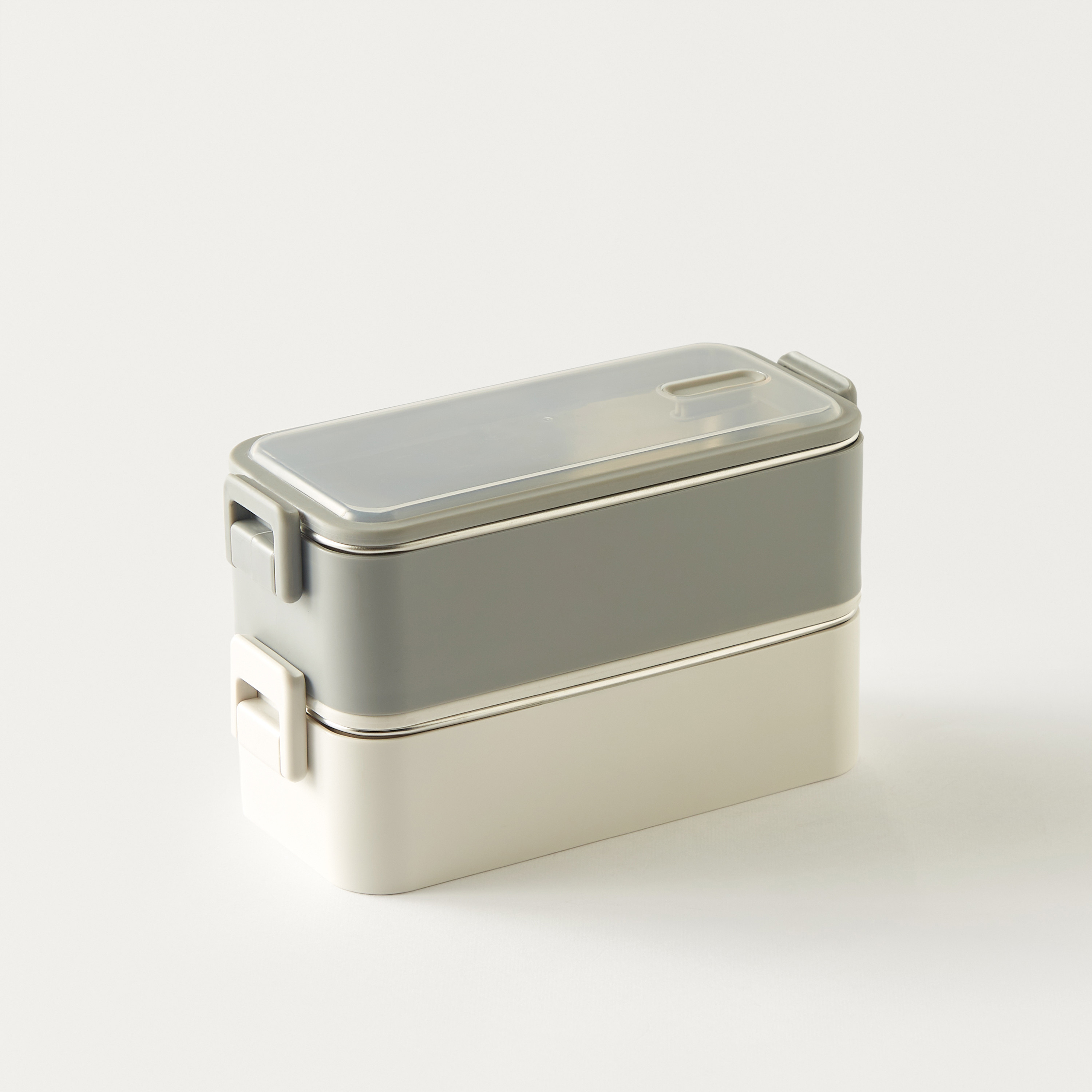 Solid 2-Layer Lunch Box with Clip Lock Closure - 1-Year Warranty-school-lunchessentials-lunchboxes-image-1