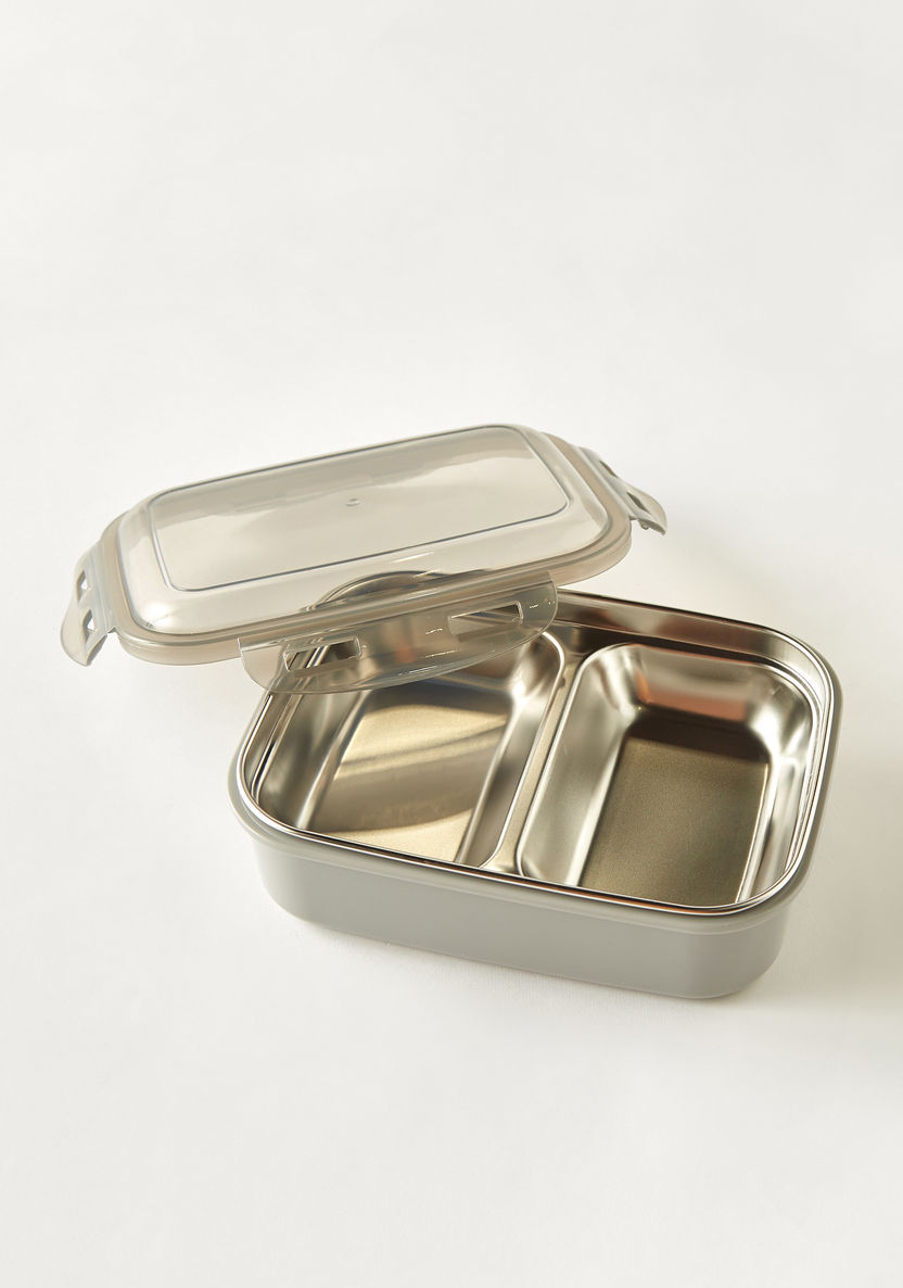 Buy Solid Sectioned Lunch Box with Clip Lock Lid - 1-Year Warranty