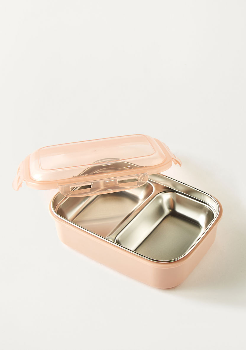 Buy Solid Sectioned Lunch Box with Clip Lock Lid - 1-Year Warranty