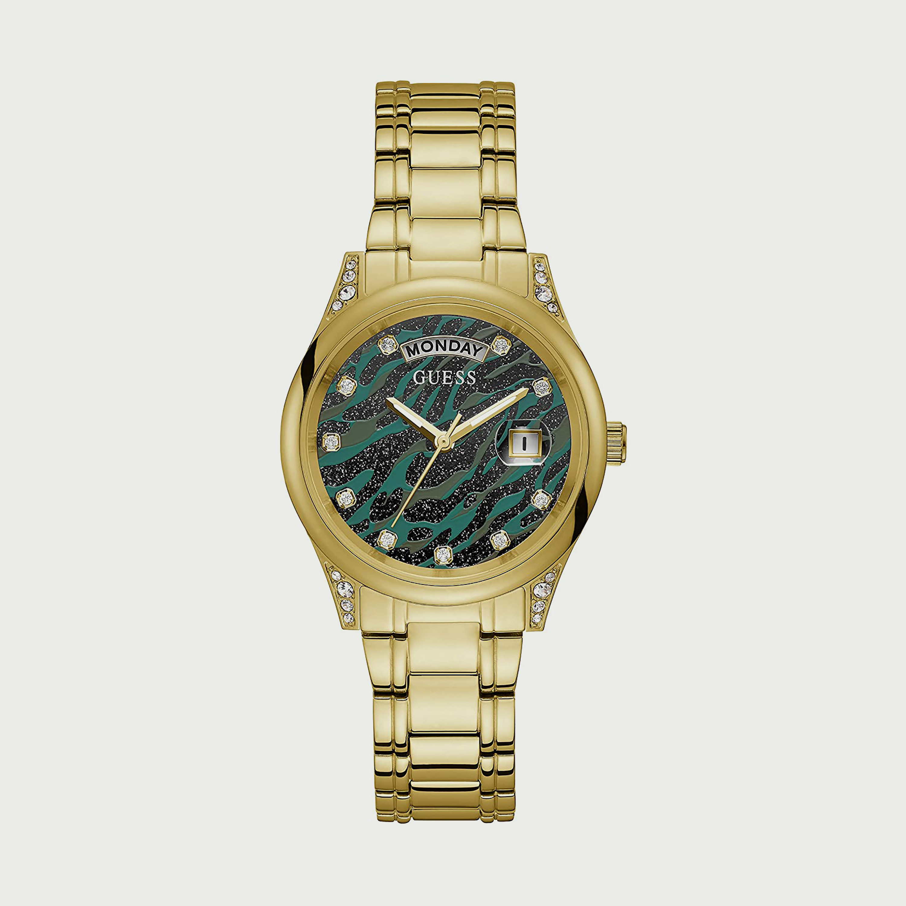 Guess Women's Gold Analog Stainless Steel Strap Watch - GW0047L3-women-watchesandjewellery-watches-image-1
