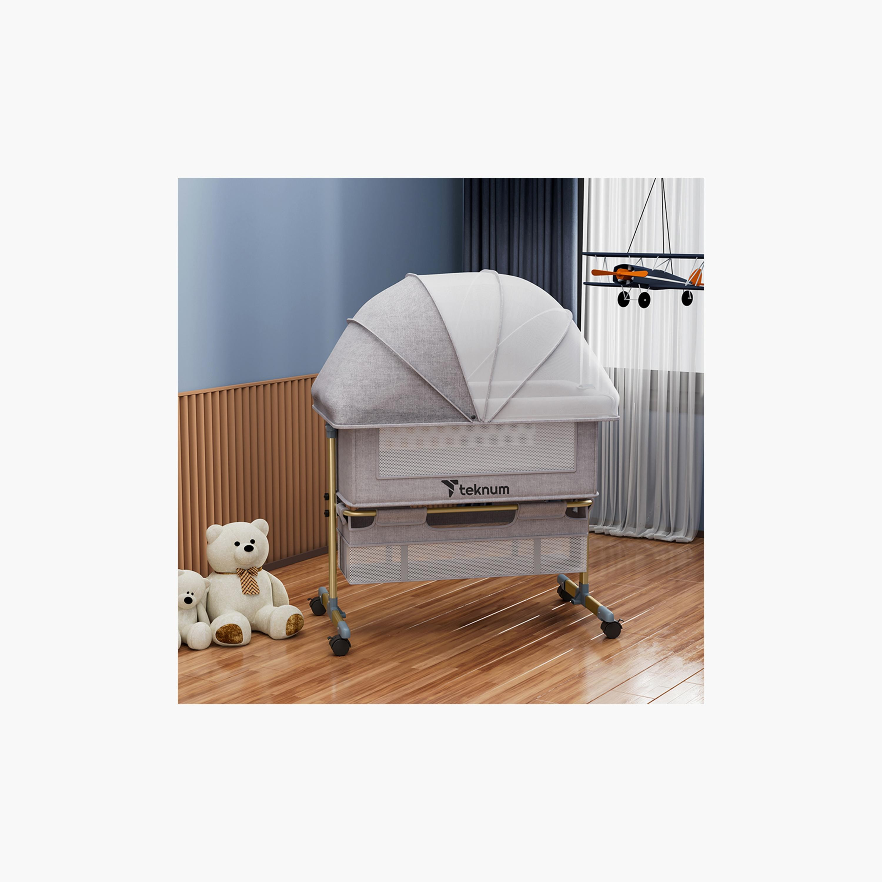 Teknum Sunshine Bedside Crib-baby-nursery-furniture-cribsandbeds-babycribs-image-3