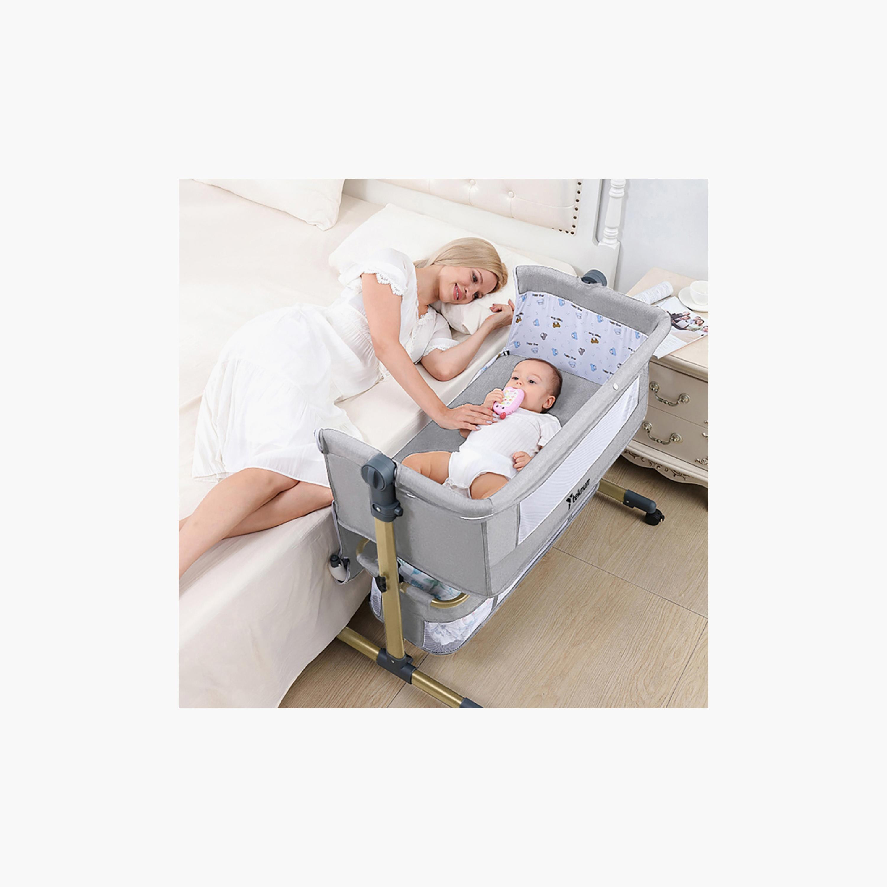 Teknum Sunshine Bedside Crib-baby-nursery-furniture-cribsandbeds-babycribs-image-4