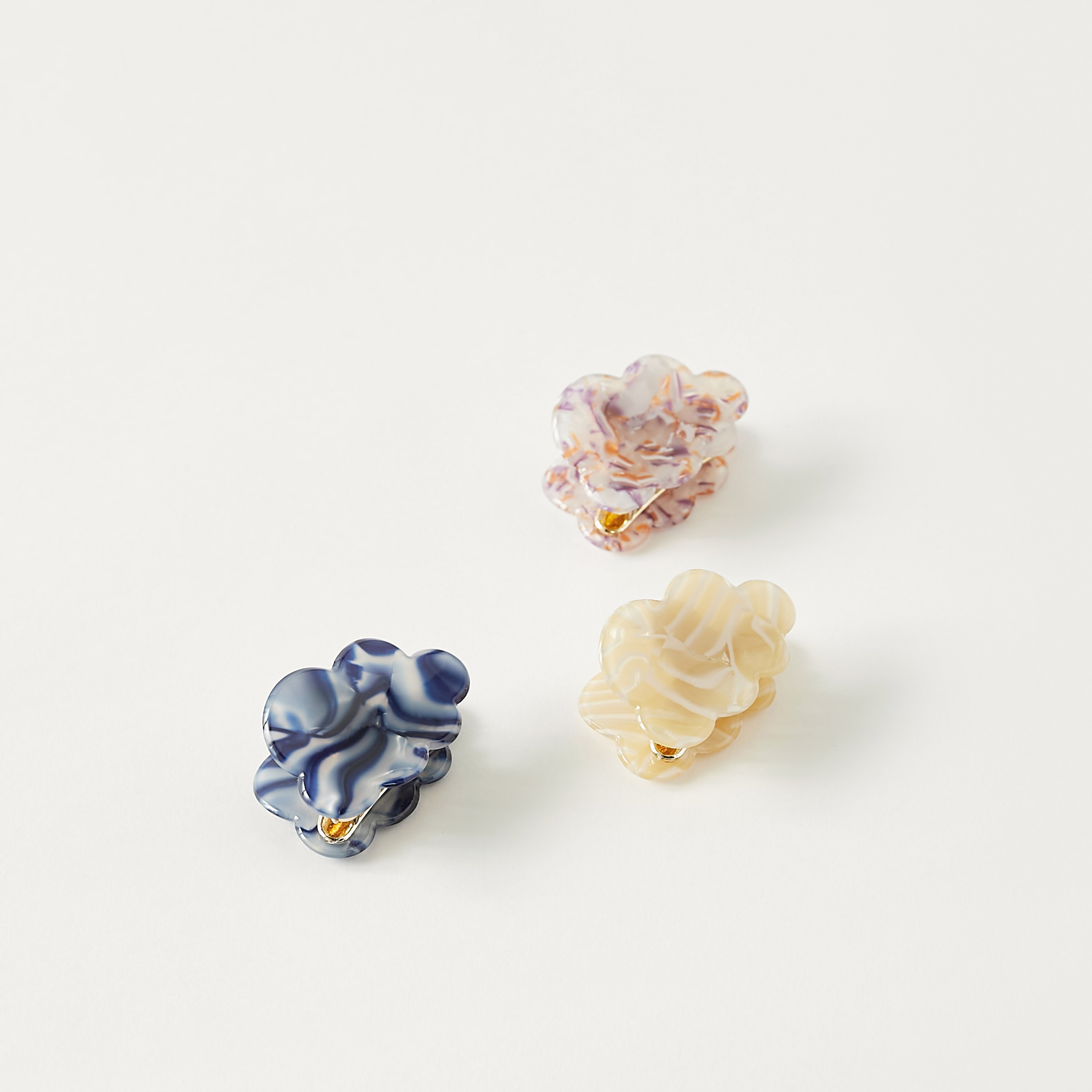 Printed Hair Clamp - Set of 3-women-hairaccessories-clamps-image-1