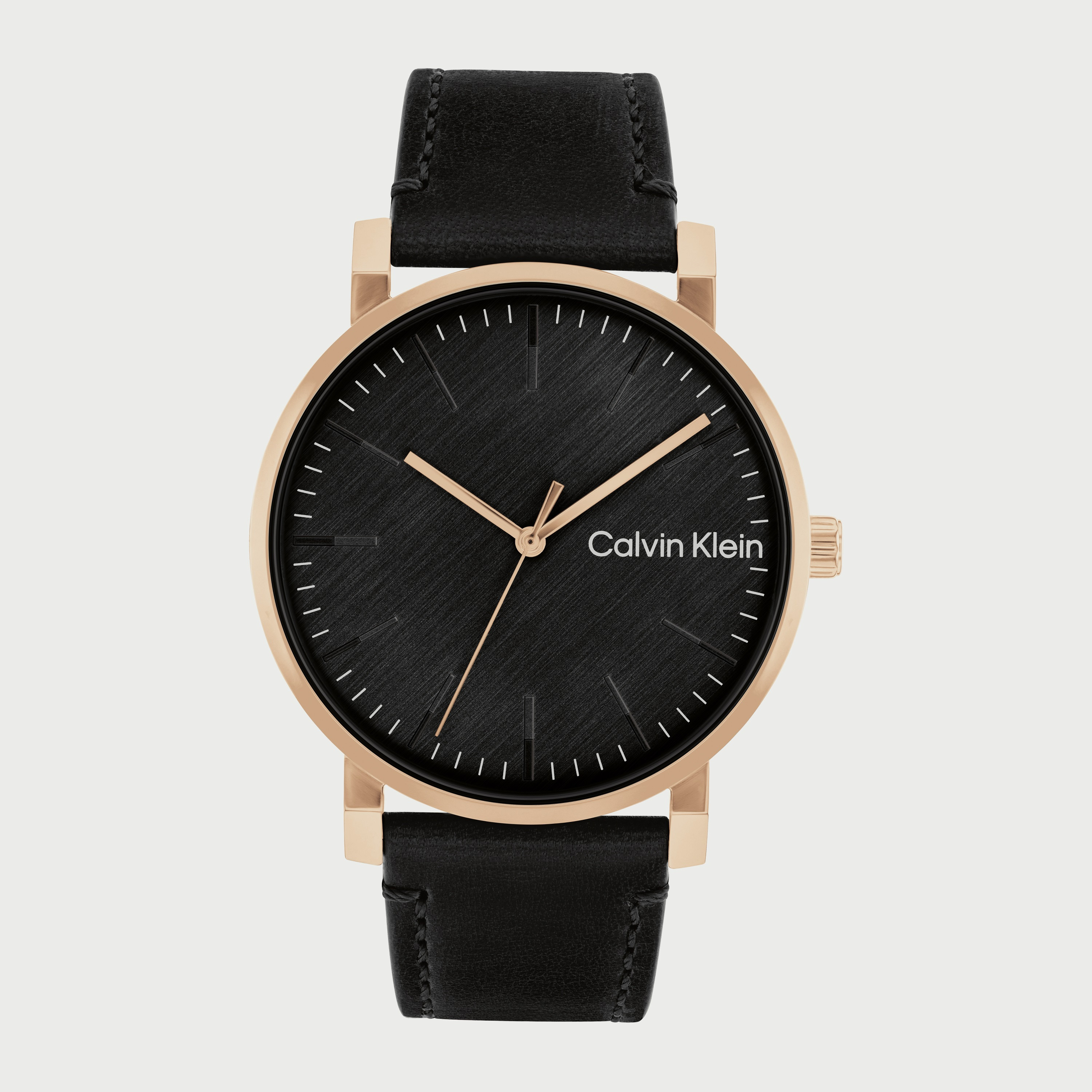 Calvin klein men's black cheap watch