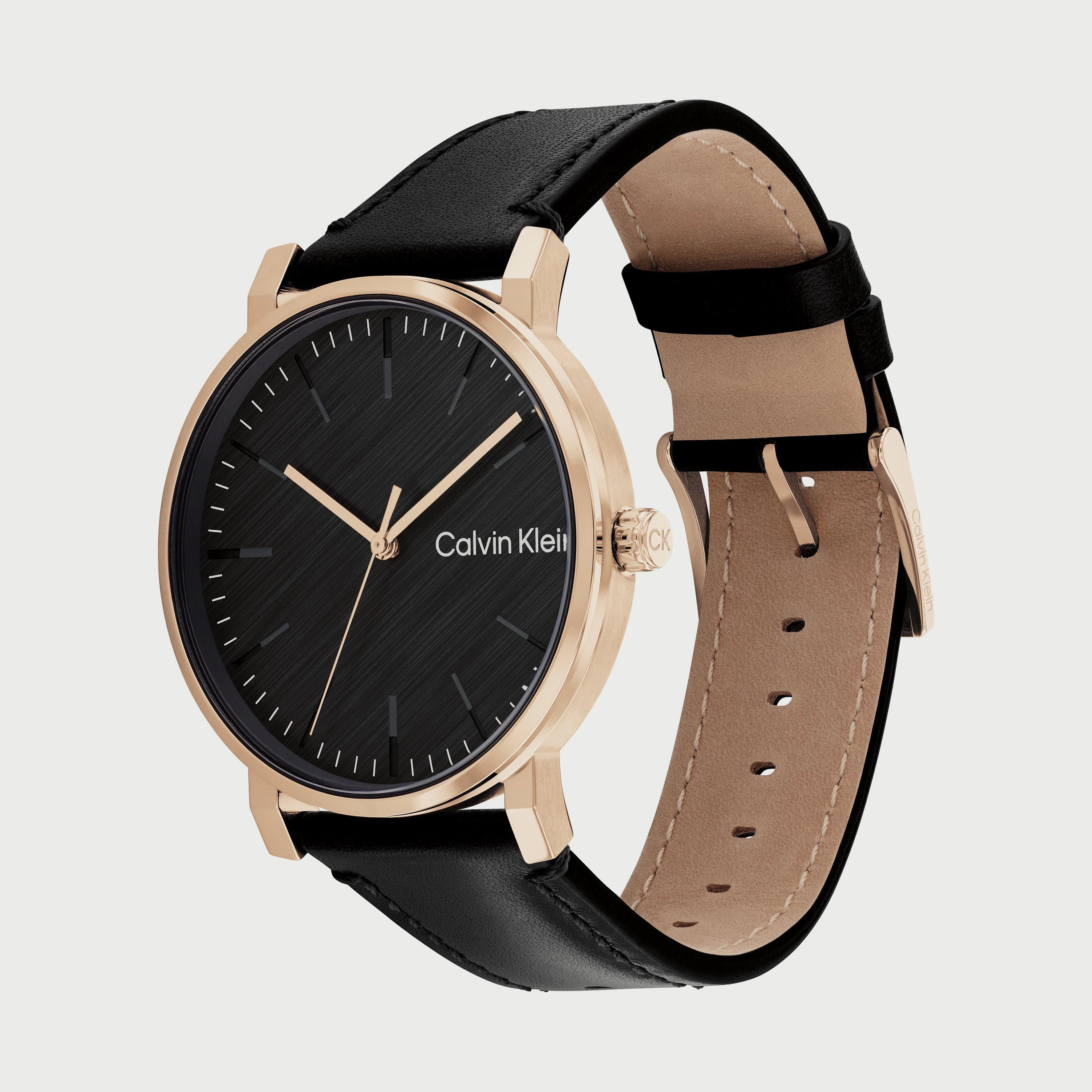 Ck watch leather on sale strap