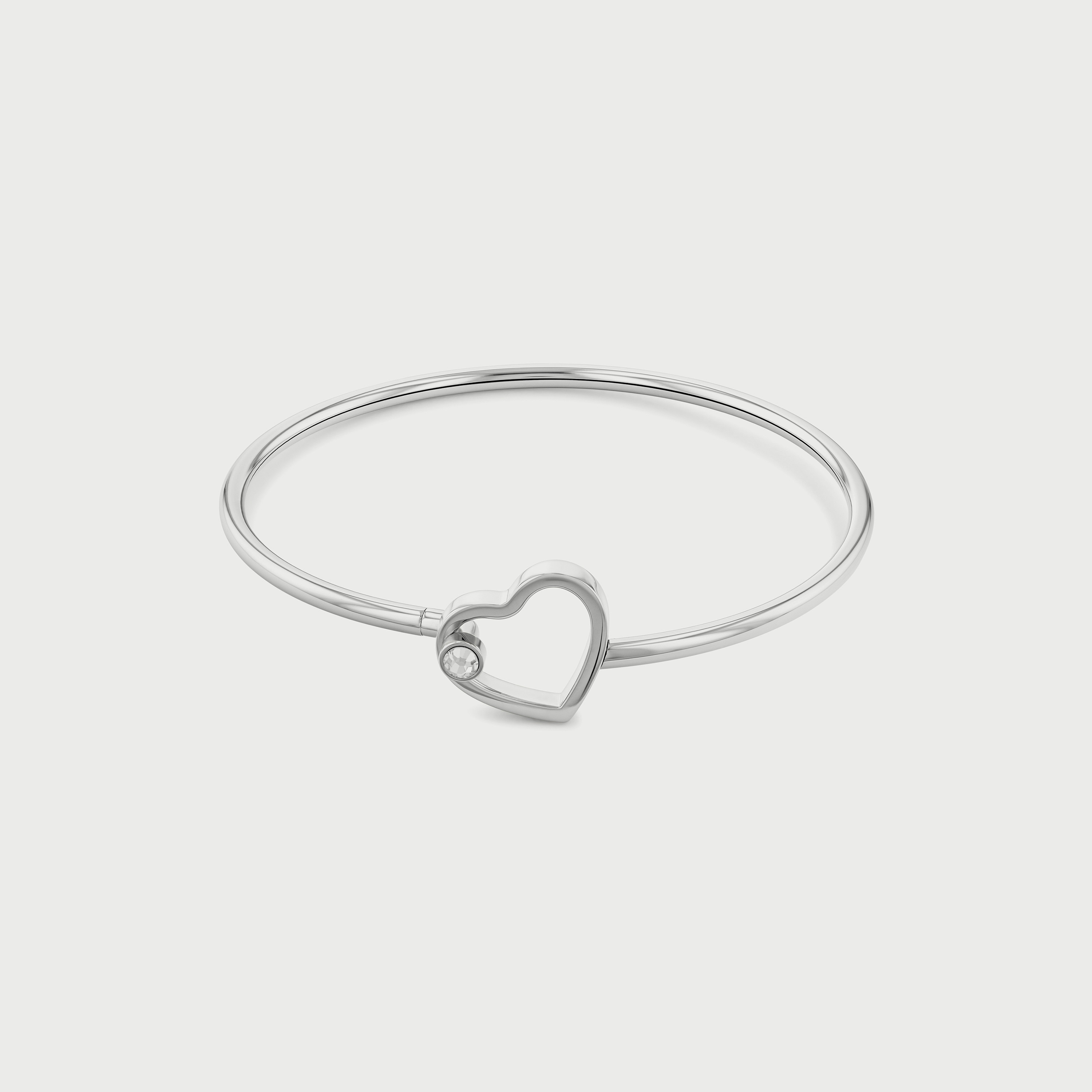 سوارالستانلس ستيل الفضي للنساء من تومي هيلفجر-women-watchesandjewellery-jewellery-banglesandbracelets-image-1