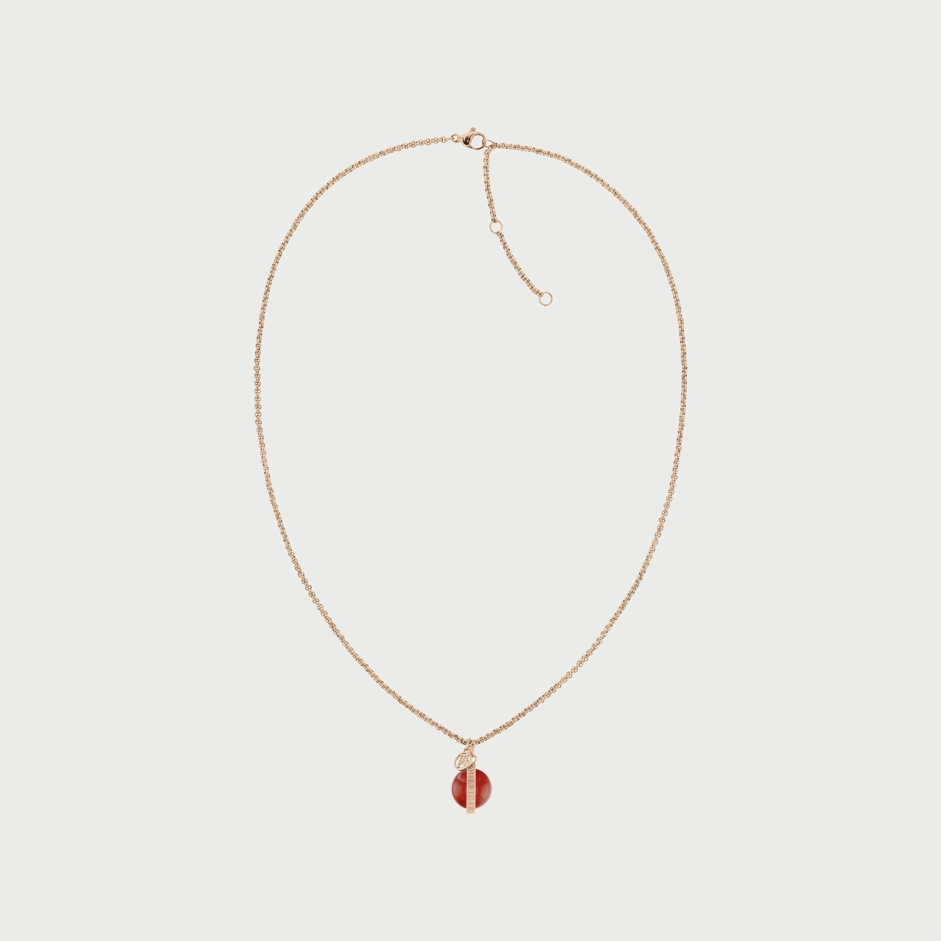 قلادة من العقيق الذهبي والستانلس ستيل للنساء من تومي هيلفجر-women-watchesandjewellery-jewellery-necklacesandpendants-image-1