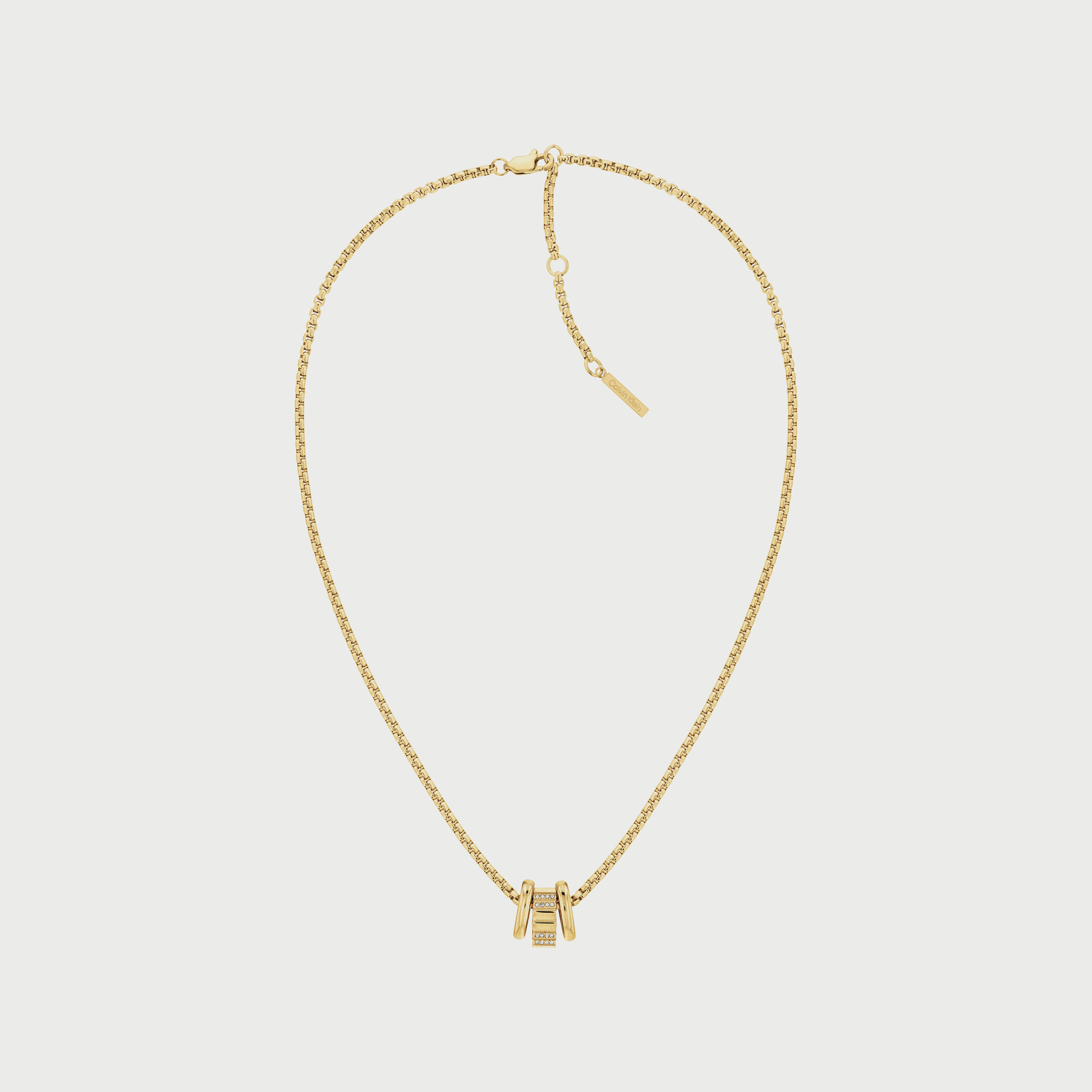 Calvin Klein Women's Gold Stainless Steel Necklace-women-watchesandjewellery-jewellery-necklacesandpendants-image-1