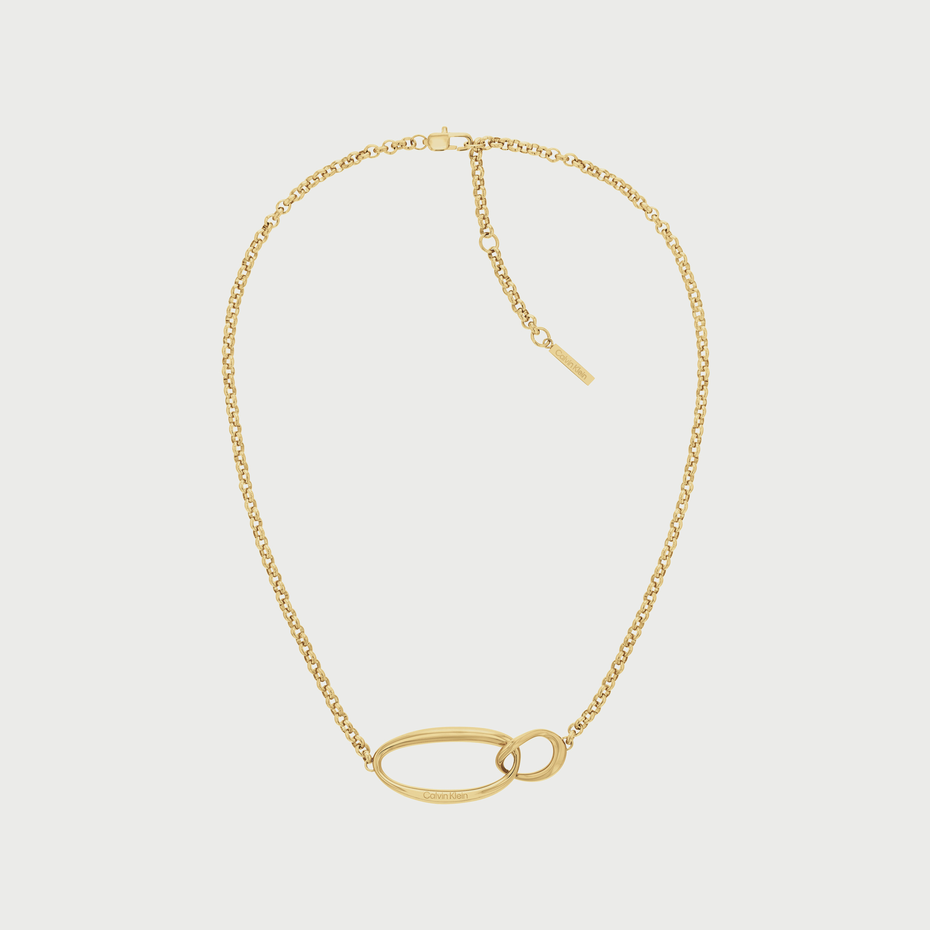 قلادة نسائي من الفولاذ المقاوم للصدأ الذهبي من كالفين كلاين-women-watchesandjewellery-jewellery-necklacesandpendants-image-1