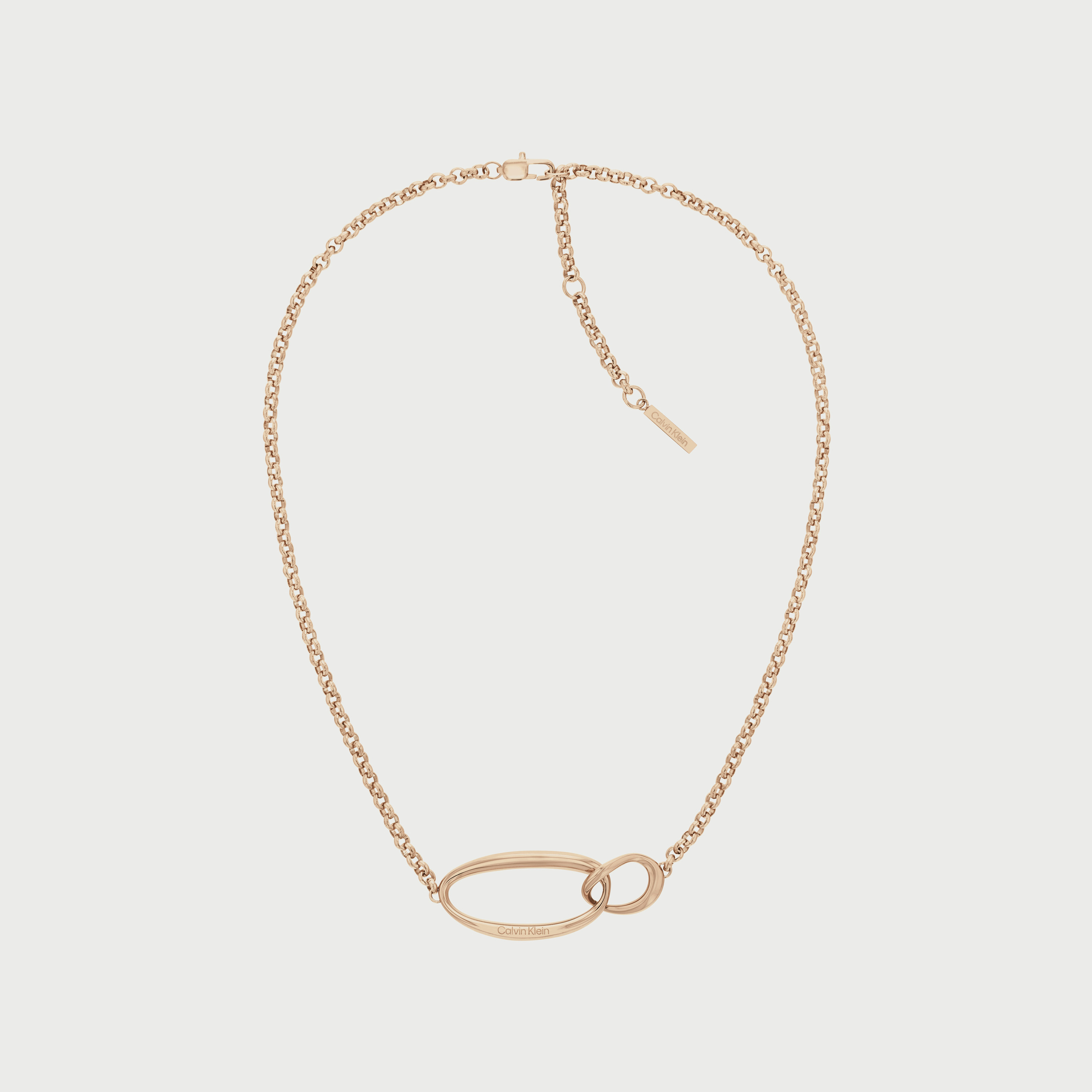 Calvin Klein Women's Rose Gold Stainless Steel Necklace-women-watchesandjewellery-jewellery-necklacesandpendants-image-1