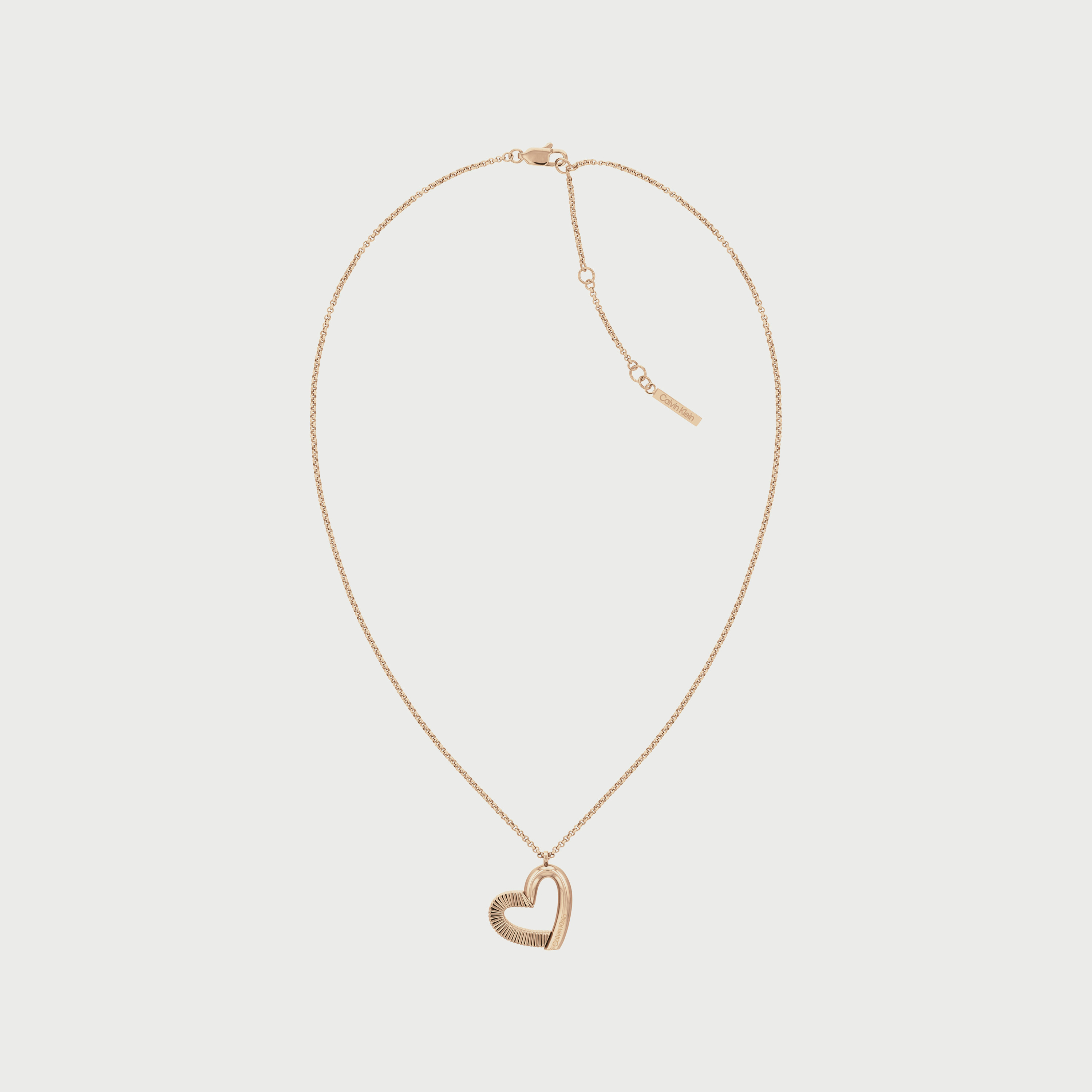 Calvin Klein Women's Rose Gold Stainless Steel Chain Bracelet-women-watchesandjewellery-jewellery-banglesandbracelets-image-1
