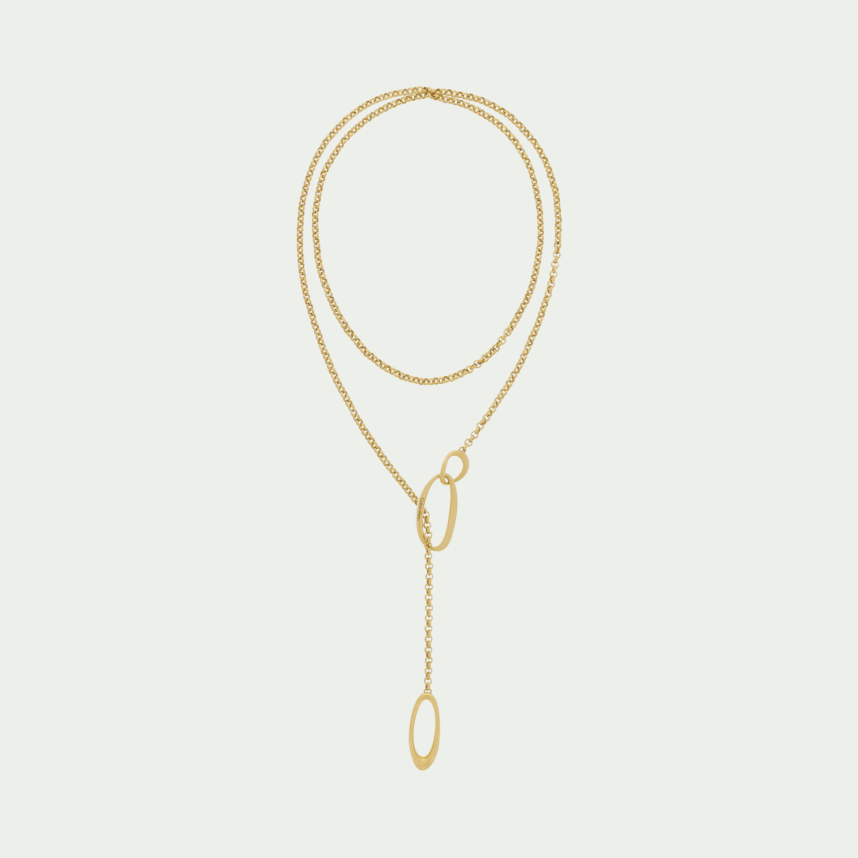 Calvin Klein Women's Gold Stainless Steel Necklace-women-watchesandjewellery-jewellery-necklacesandpendants-image-2