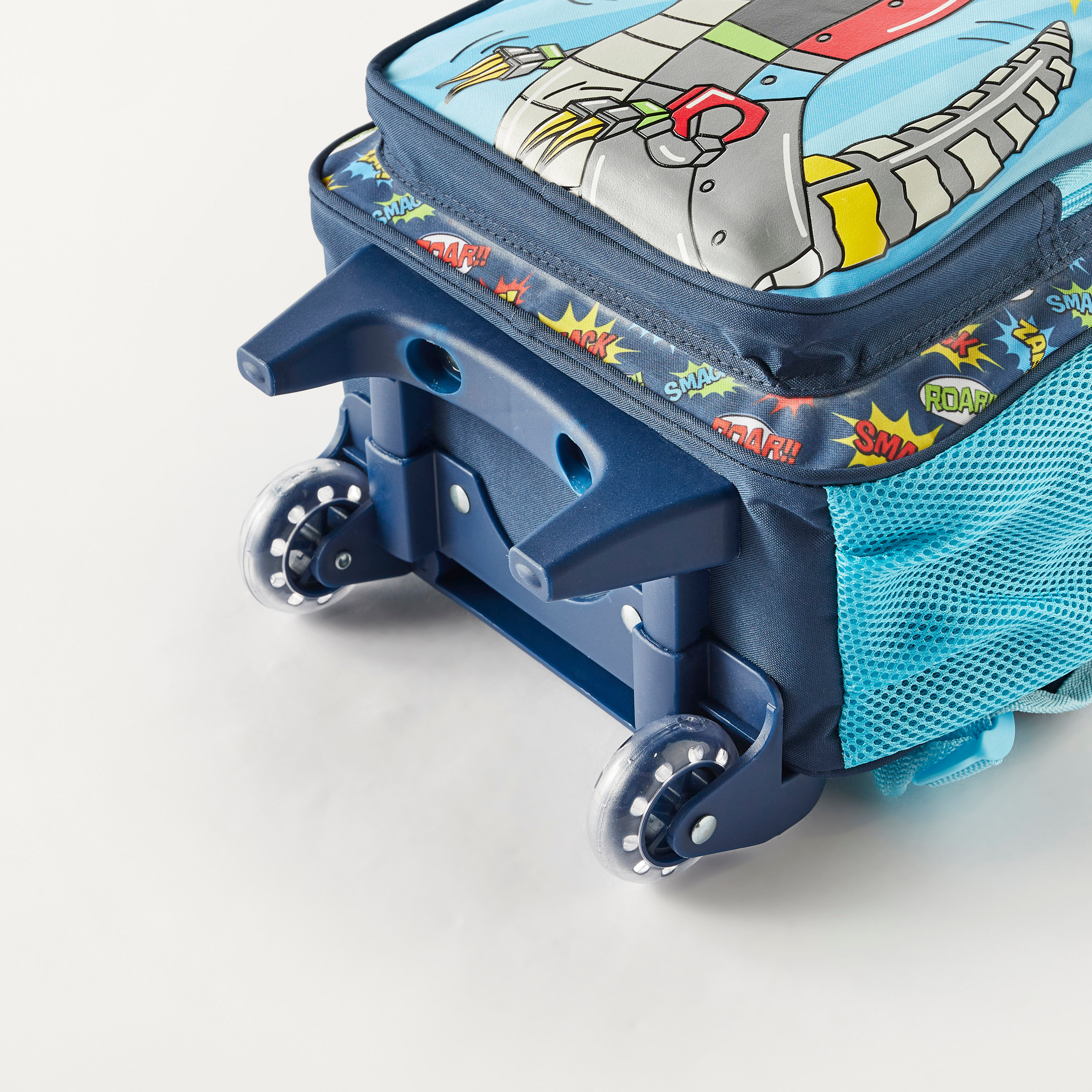 MustTeam 3-Piece Dinosaur Graphic Print 12-inch Trolley Backpack Set - 2-Year Warranty-PROMO_LSBTS15_230726-image-6