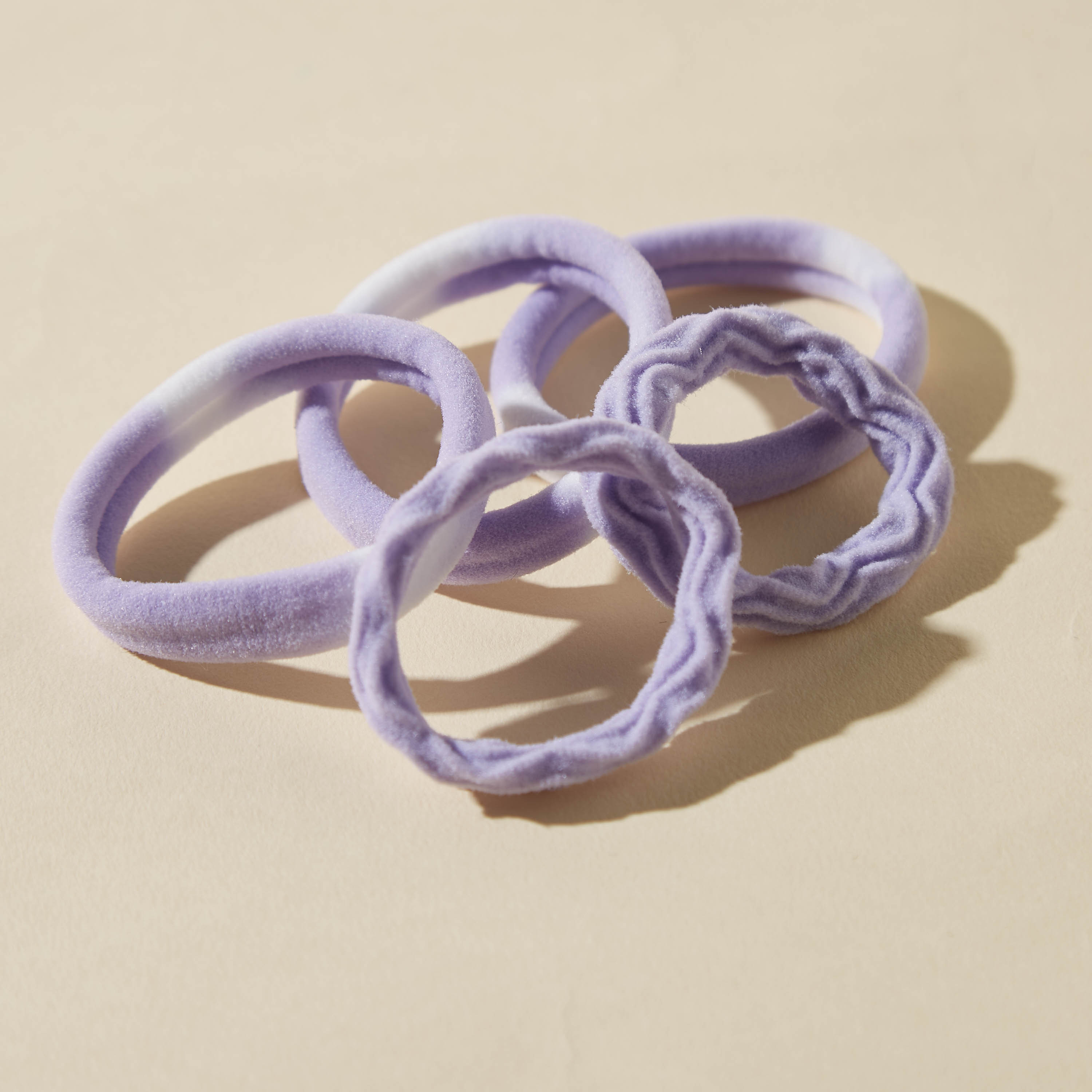 ربطة شعر مطاطية سادة من ميستوتس - طقم من 5 قطع-women-hairaccessories-scrunchies-image-4