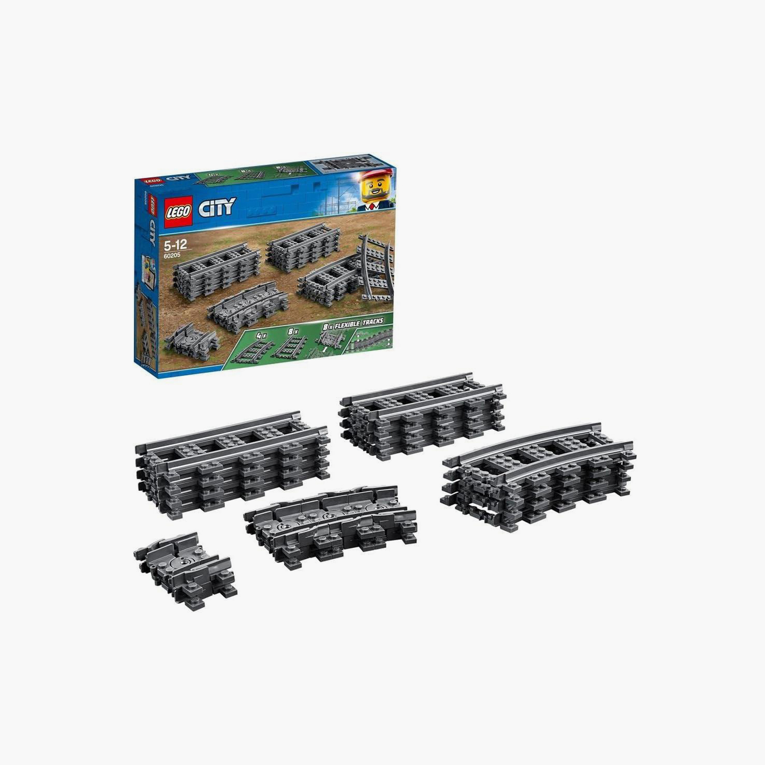 LEGO® City Tracks 60205 Toy for Children-toys-buildingblocks-blocks-image-1