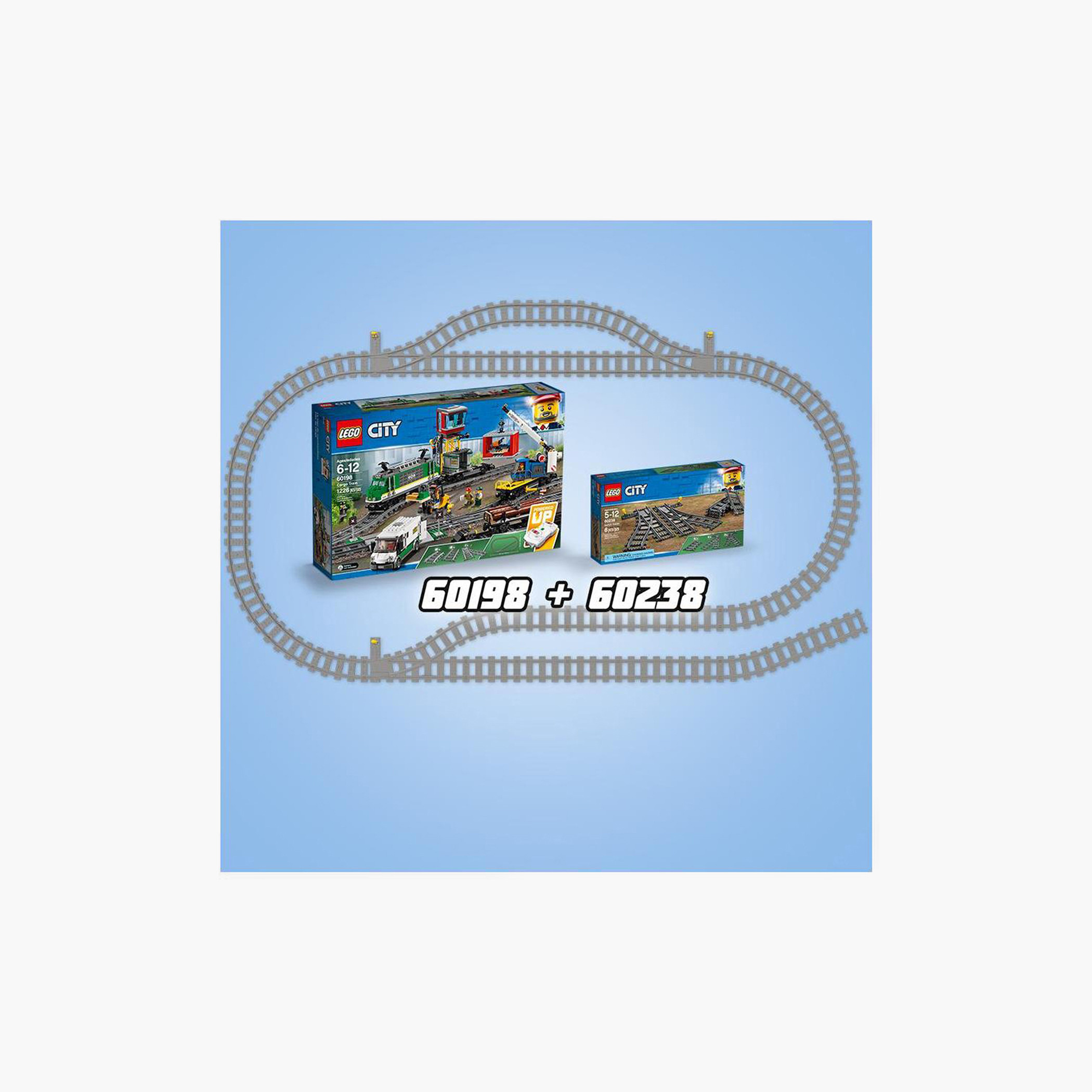 Buy LEGO City Switch Tracks 60238 Train Toy Online Babyshop UAE