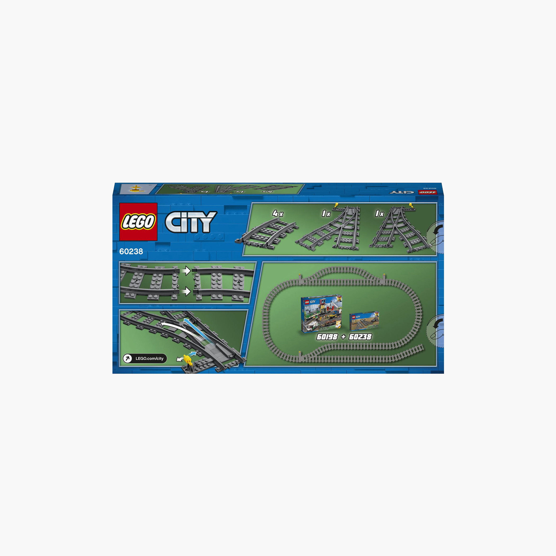 Buy LEGO City Switch Tracks 60238 Train Toy Online Babyshop KSA