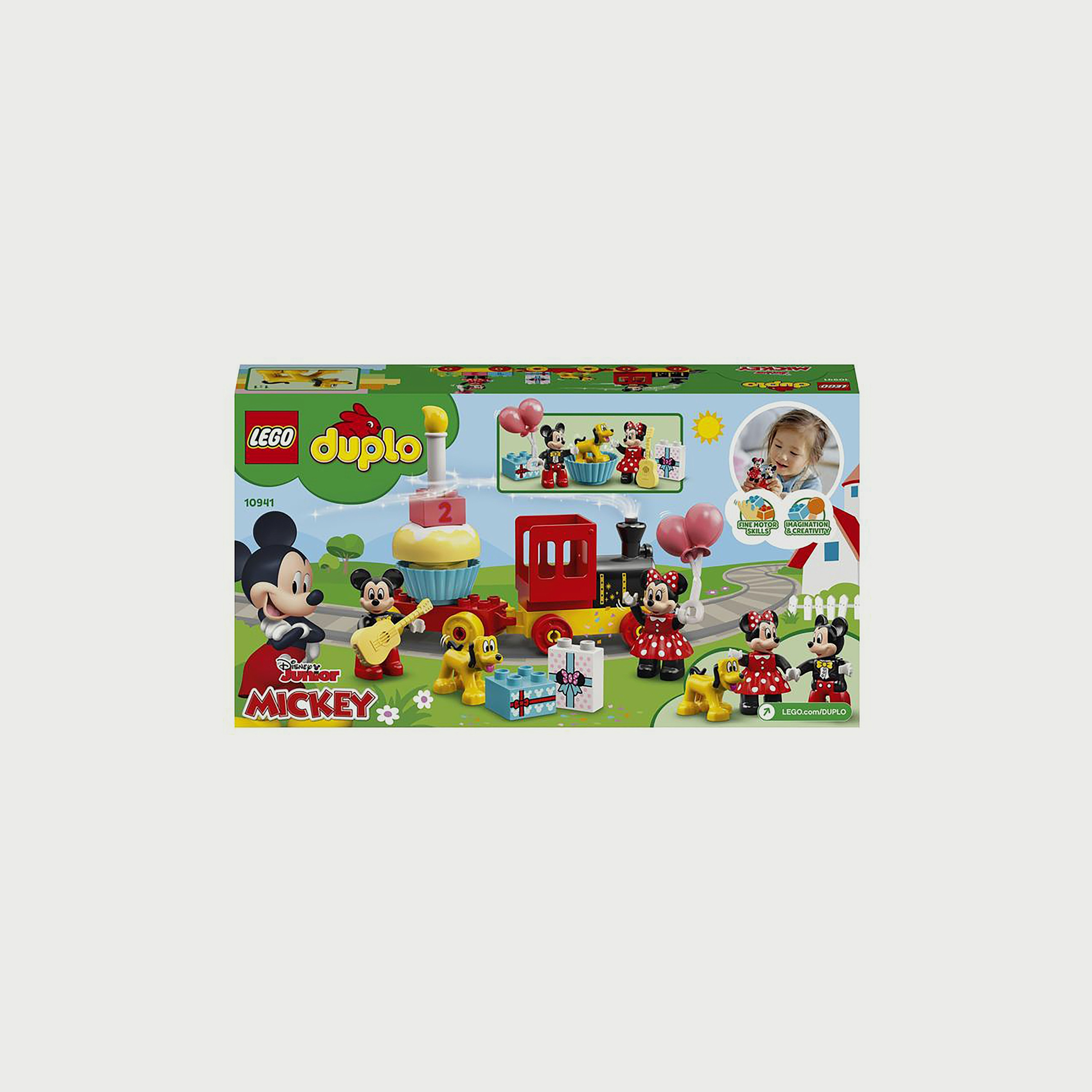 مجموعة بناء قطار عيد ميلاد ميكي وميني ديزني 10941 من ليجو ® دوبلو - 22 قطعة-toys-buildingblocks-blocks-image-1