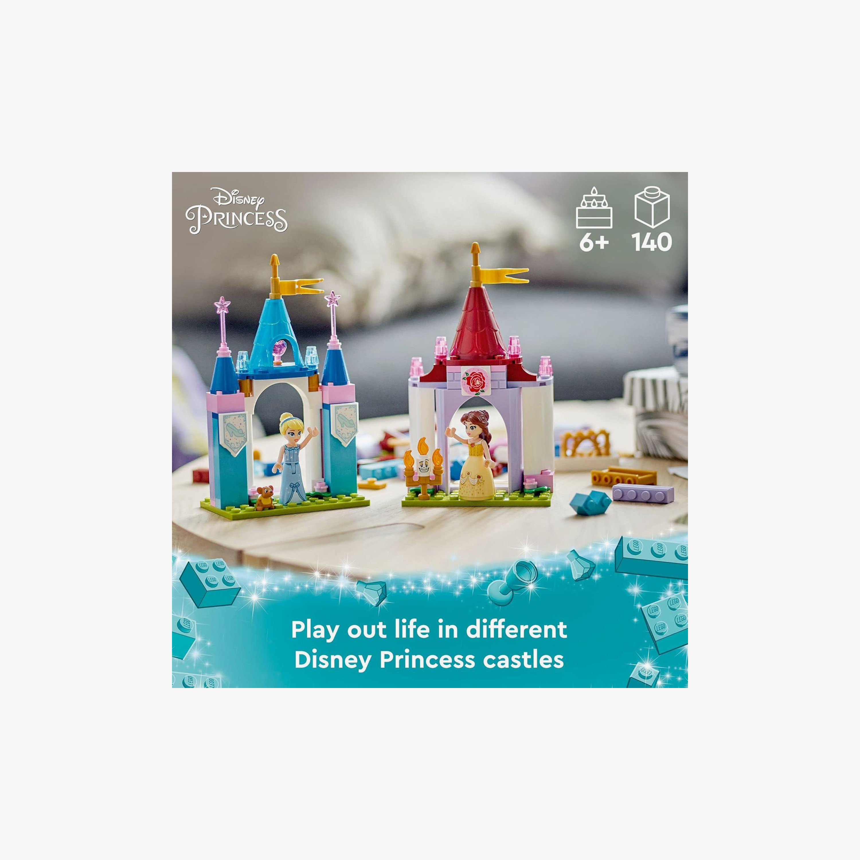 LEGO ǀ Disney: Disney Princess Creative Castles 43219 Building Toy Set ...