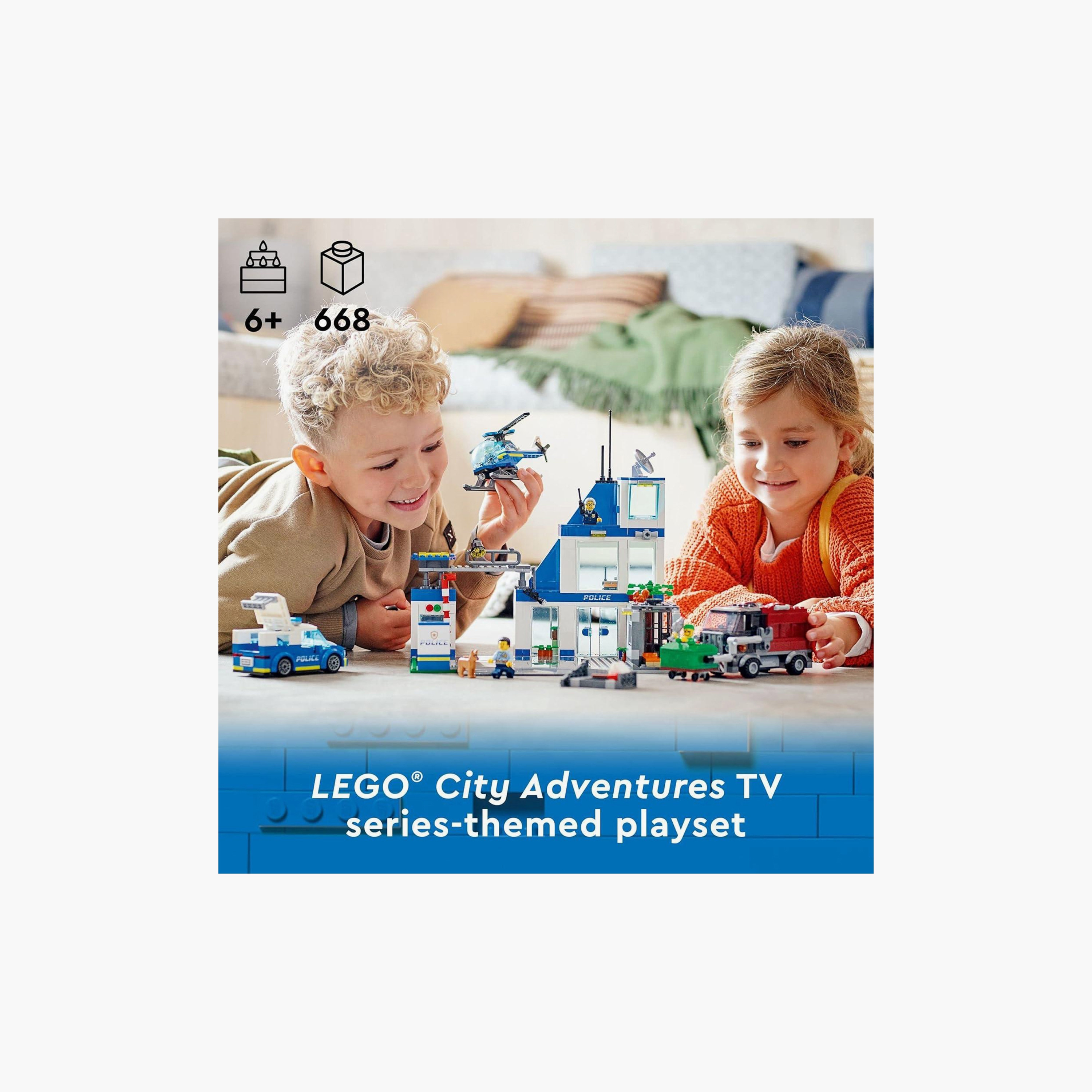 LEGO® City Police Station 60316 Building Kit (668 Pieces)-toys-buildingblocks-blocks-image-2