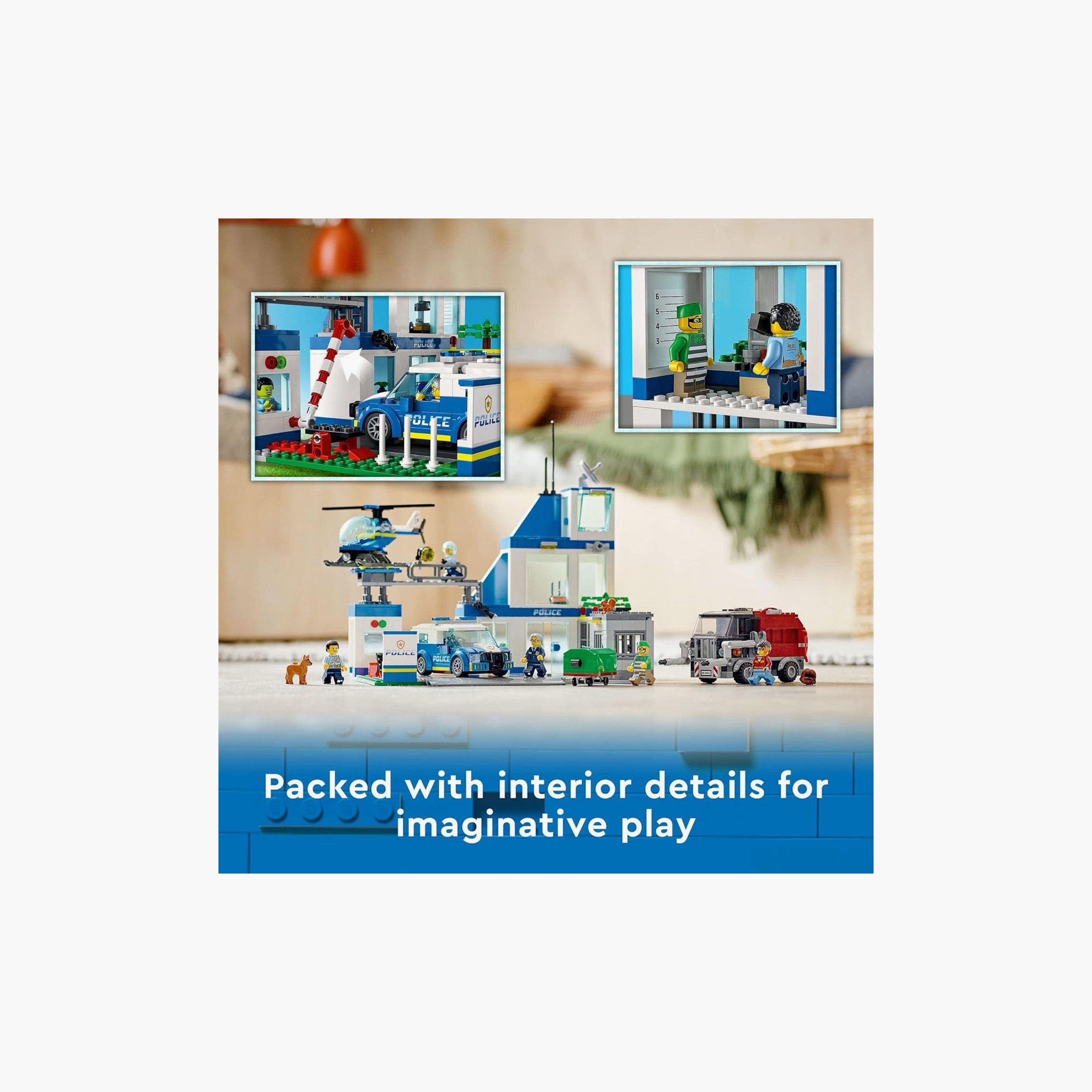 LEGO® City Police Station 60316 Building Kit (668 Pieces)-toys-buildingblocks-blocks-image-3