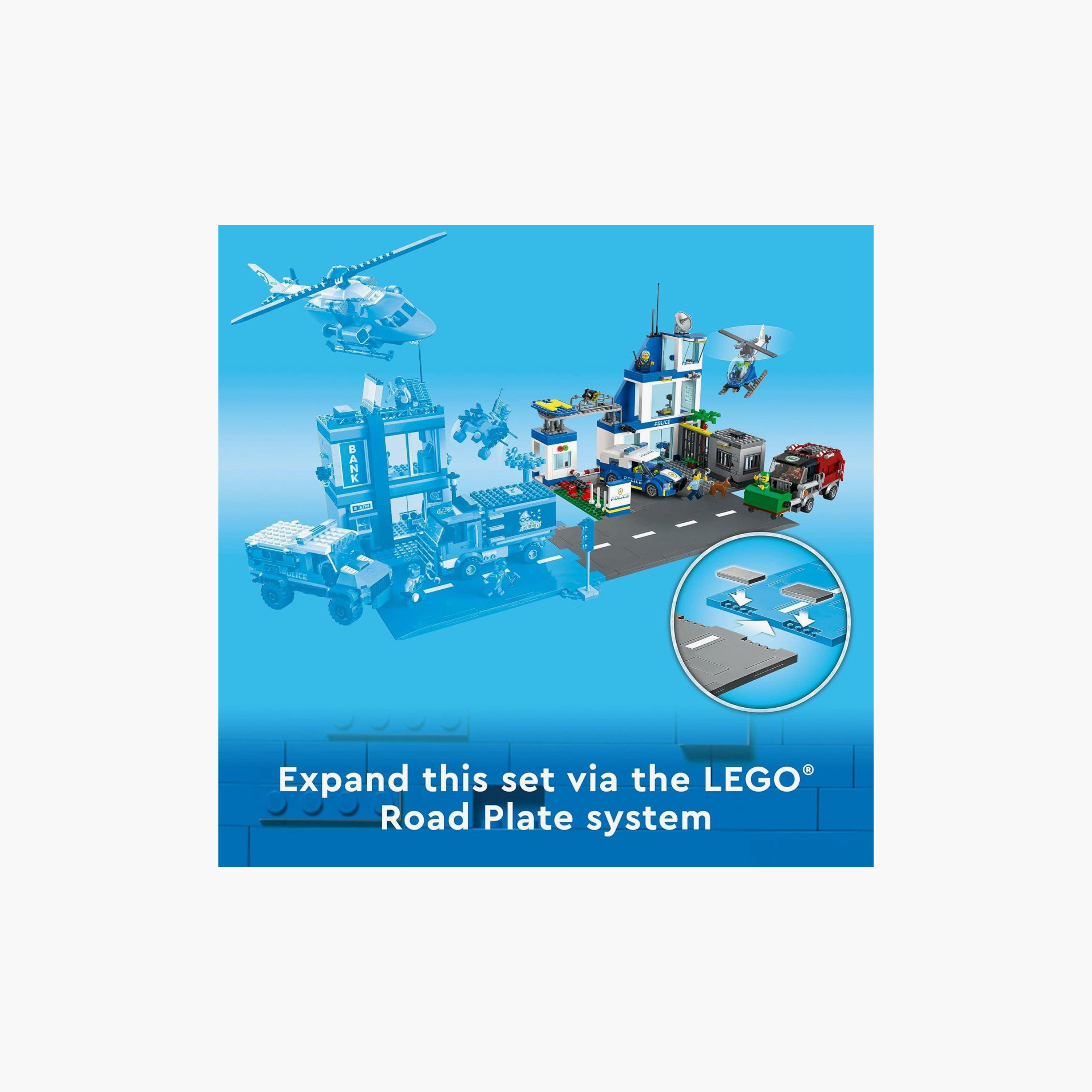 LEGO® City Police Station 60316 Building Kit (668 Pieces)-toys-buildingblocks-blocks-image-5