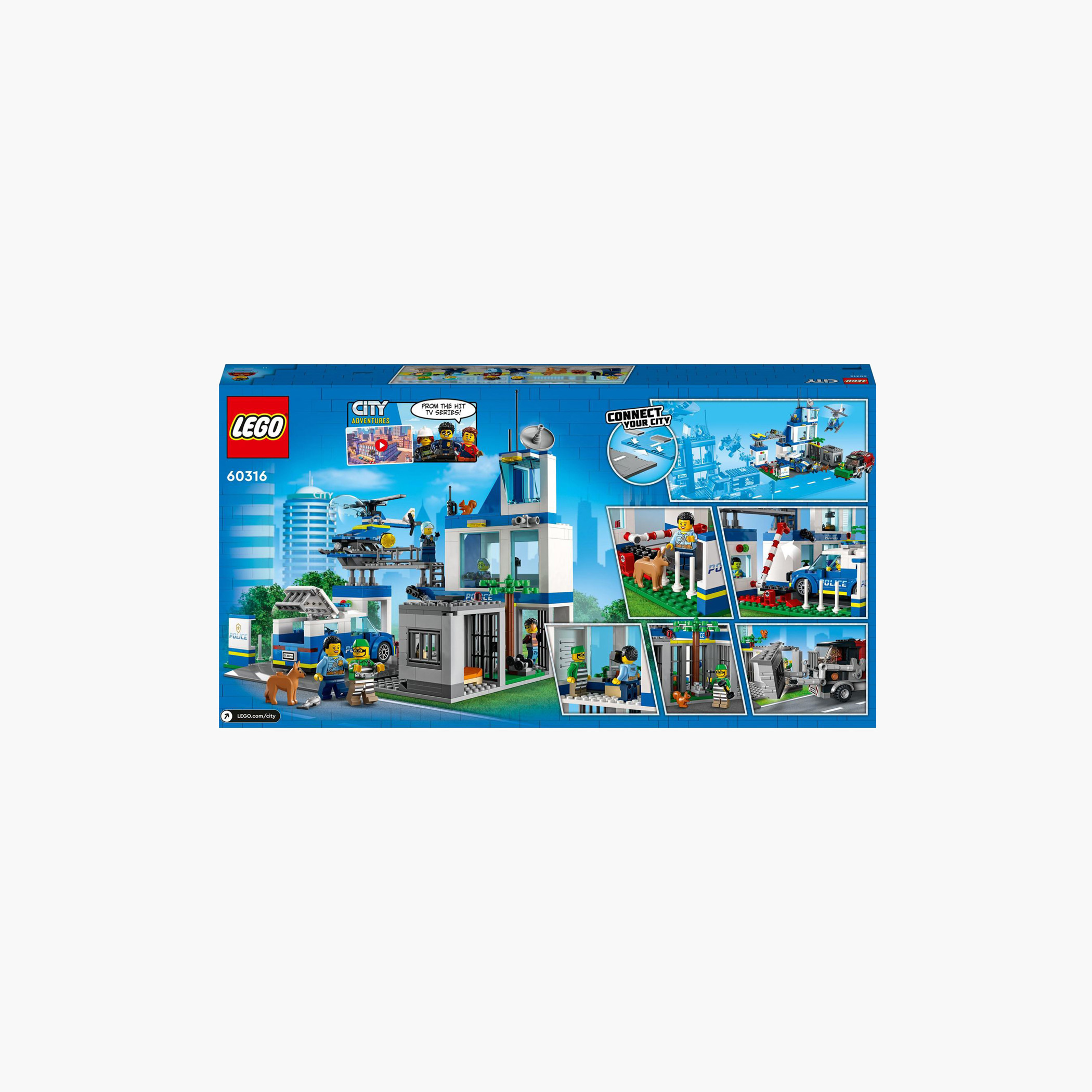 City Police Station Building Set store for Kids Ages 6 & Up (60316)