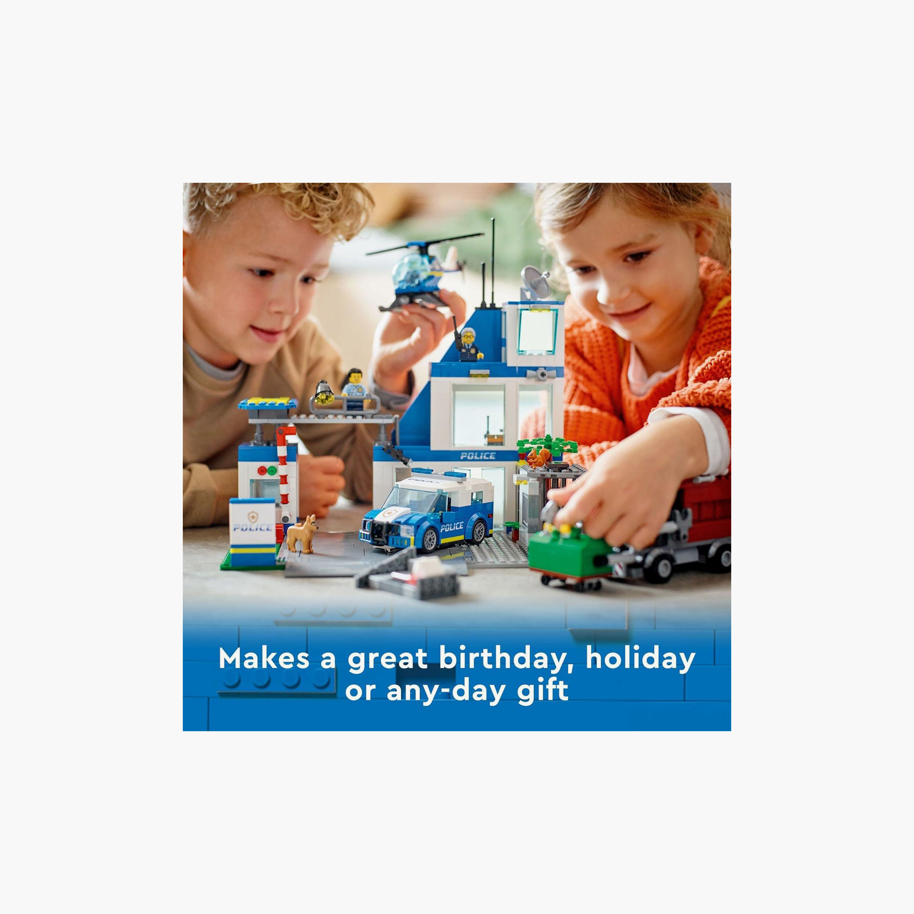 LEGO® City Police Station 60316 Building Kit (668 Pieces)-toys-buildingblocks-blocks-image-6