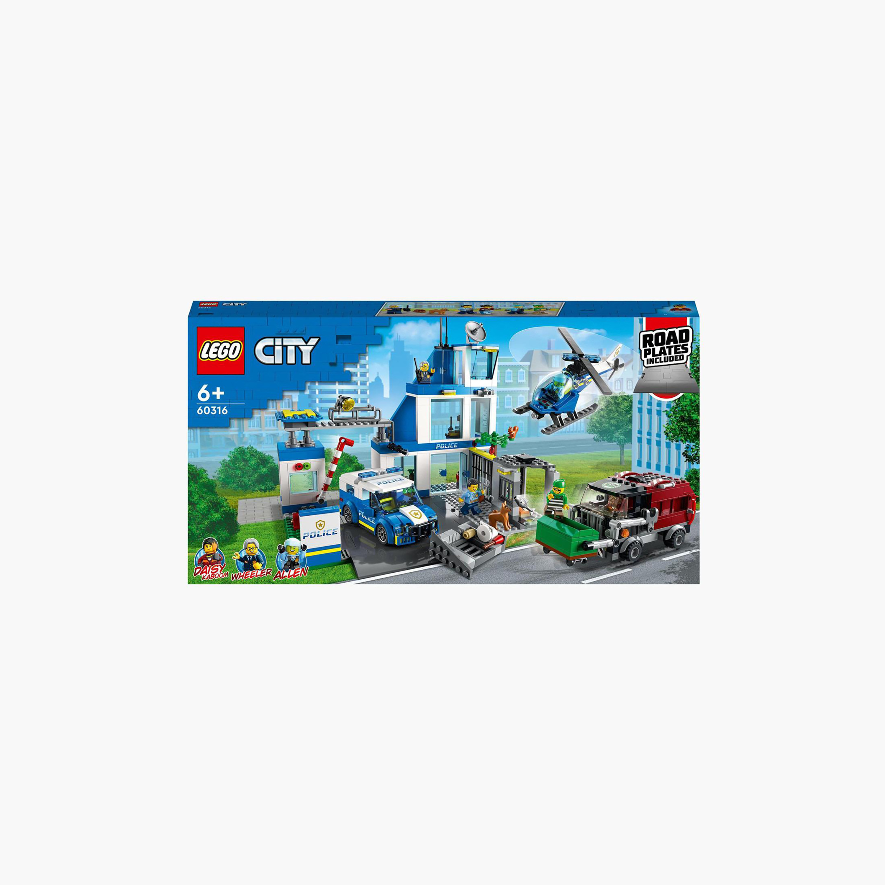LEGO® City Police Station 60316 Building Kit (668 Pieces)-toys-buildingblocks-blocks-image-7