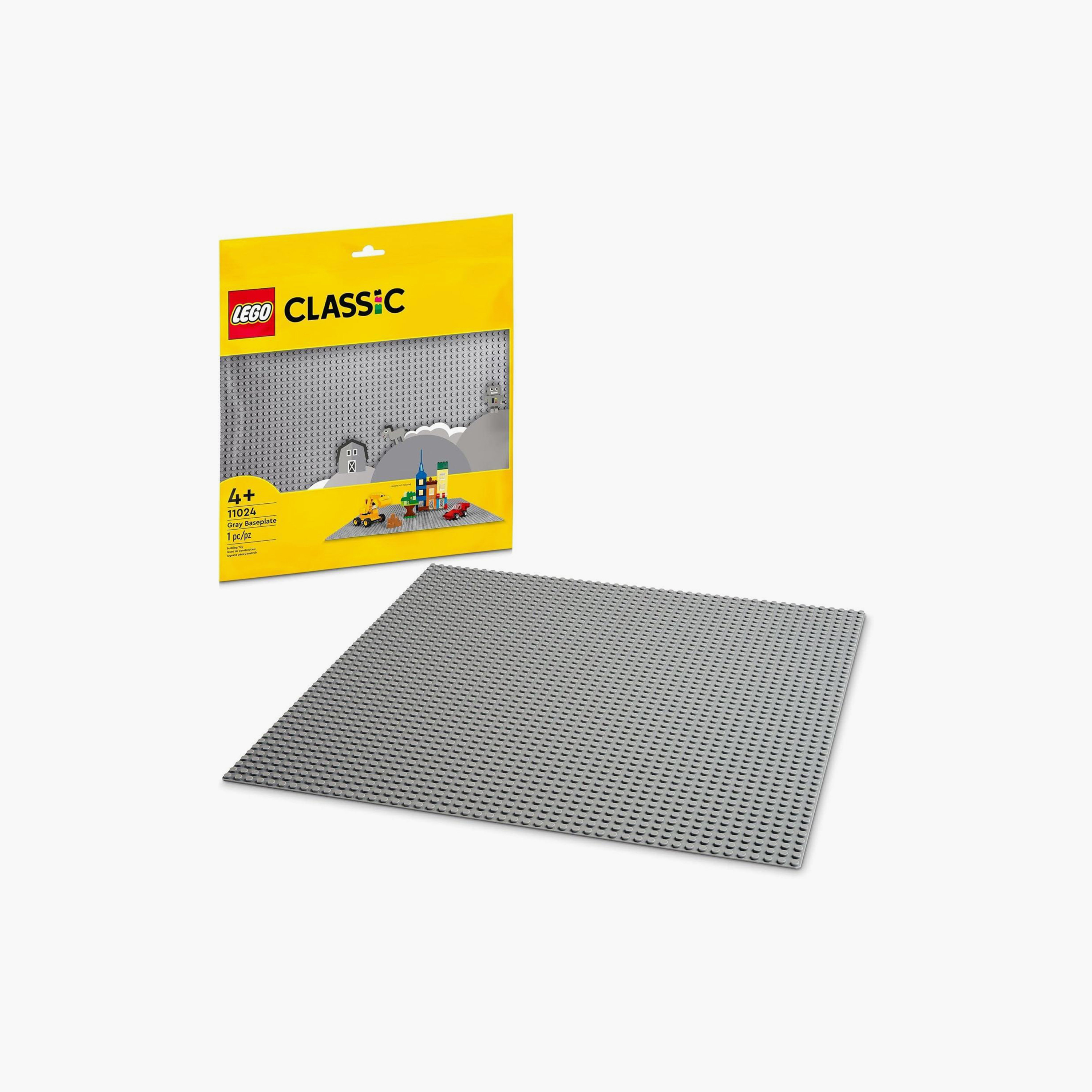 LEGO® Classic Grey Baseplate 11024 Building Kit for Kids (1 Piece)-toys-buildingblocks-blocks-image-1