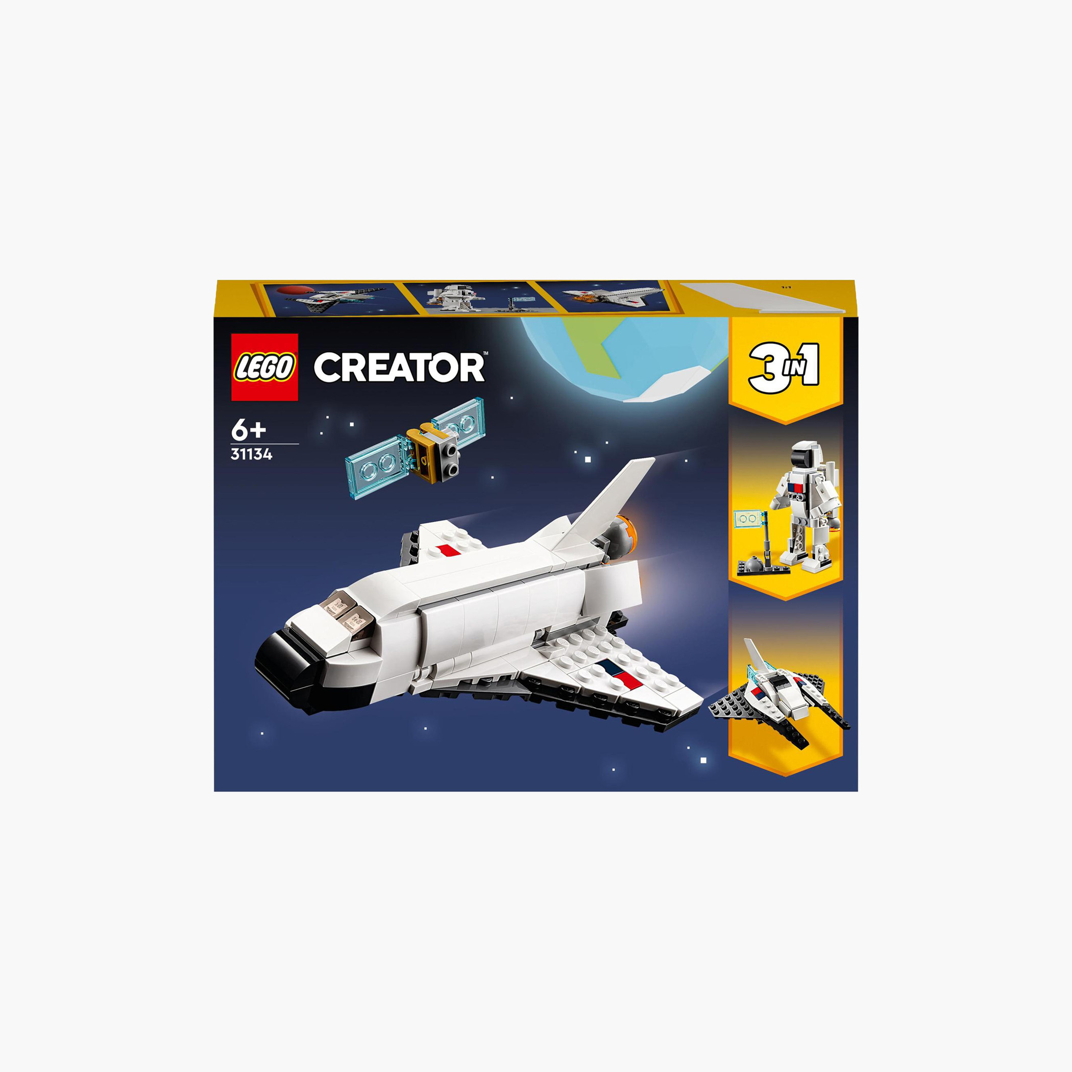 Lego 3 in 1 2024 space shuttle