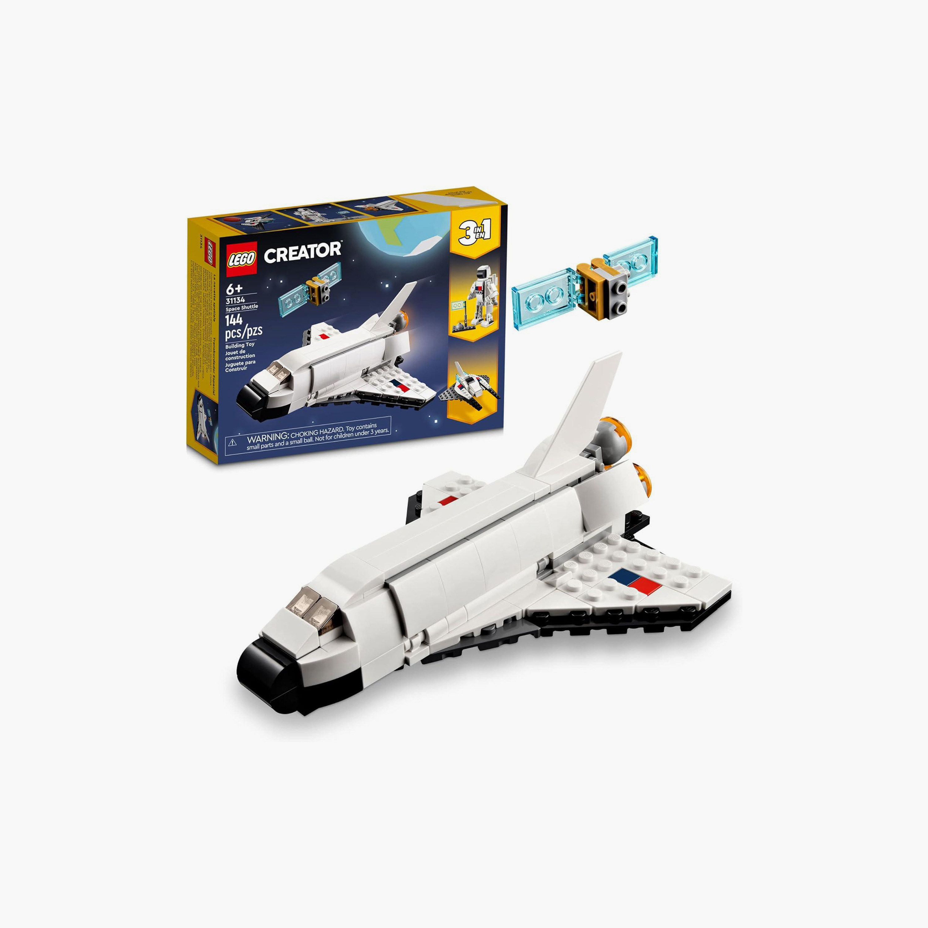LEGO® Creator Space Shuttle 31134 Building Toy Set (144 Pieces)-toys-buildingblocks-blocks-image-1