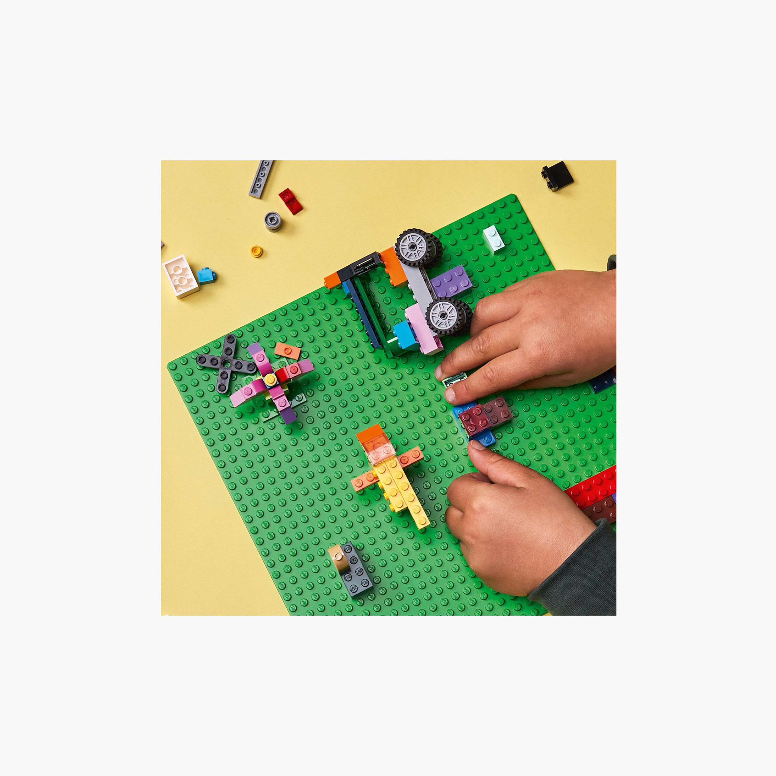 LEGO® Classic Green Baseplate 11023 Building Kit for Kids (1 Piece)-toys-buildingblocks-blocks-image-3
