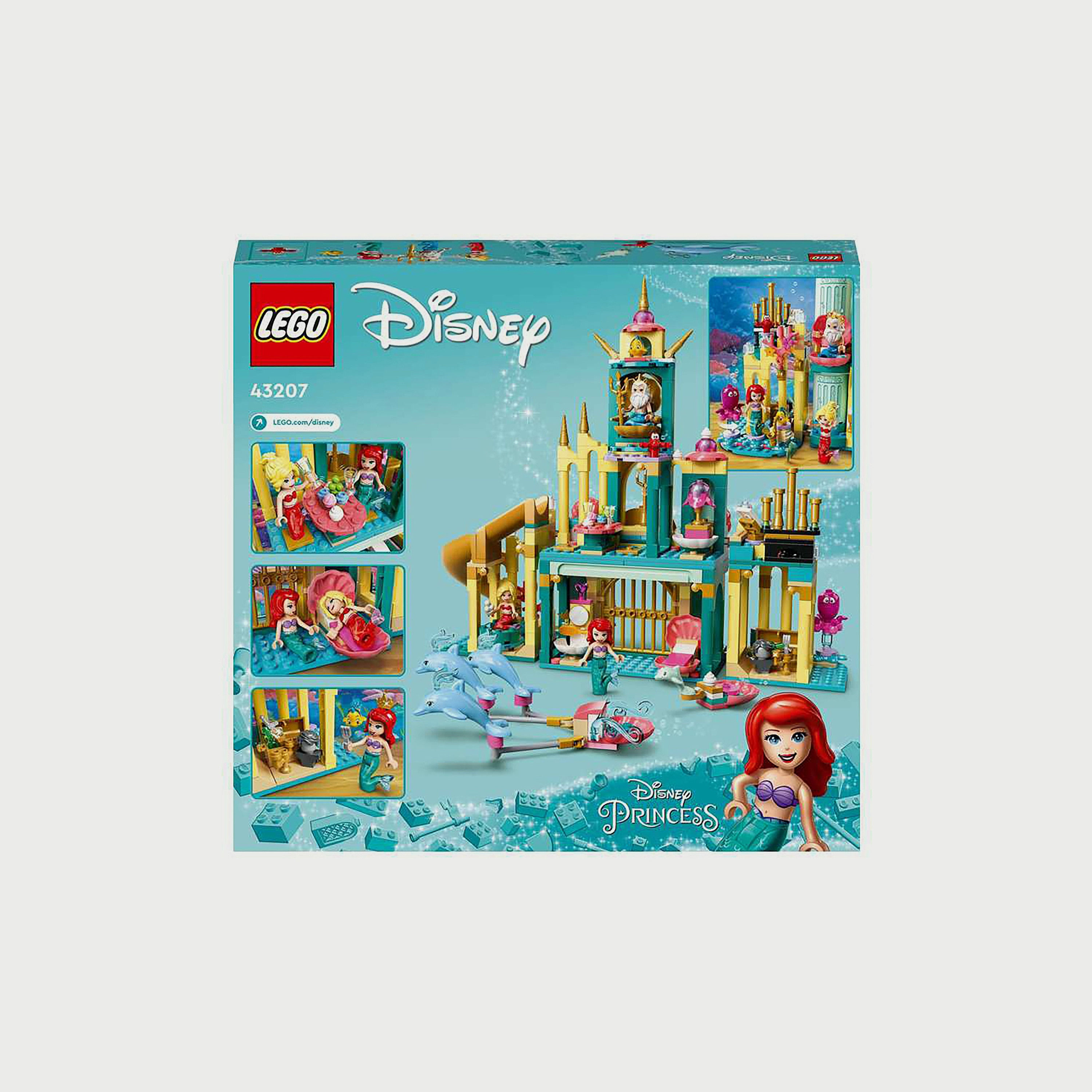 Lego Disney hotsell Ariel's underwater palace 43207