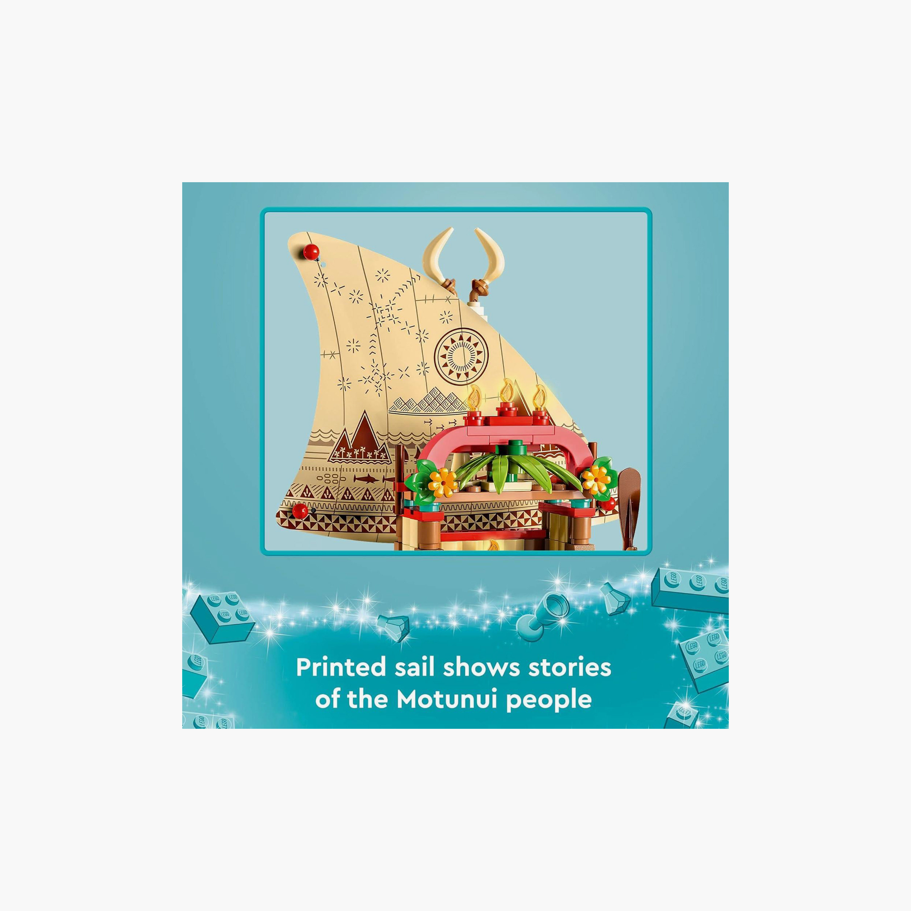 Buy LEGO ǀ Disney Moana’s Wayfinding Boat 43210 Building Toy Set (321 ...