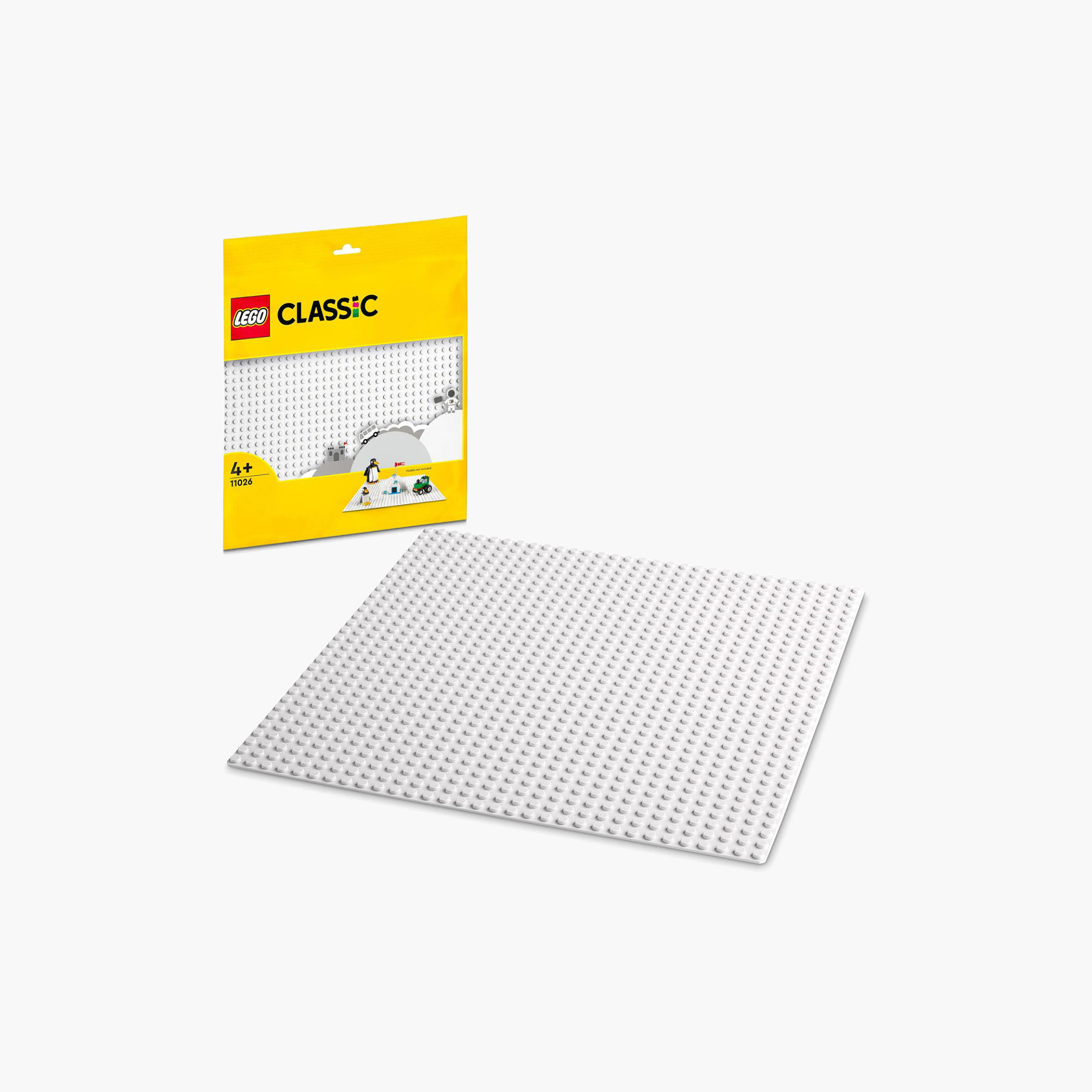 Buy LEGO Classic White Baseplate 11026 Building Kit for Kids 1 Piece for Babies Online in Qatar Centrepoint