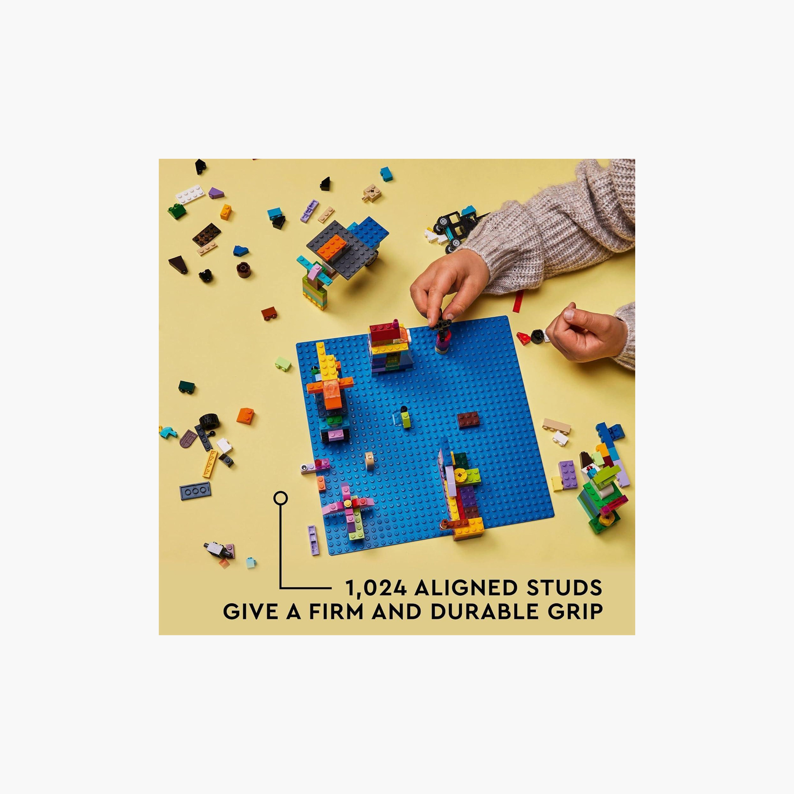 LEGO® Classic Blue Baseplate 11025 Building Kit for Kids (1 Piece ...