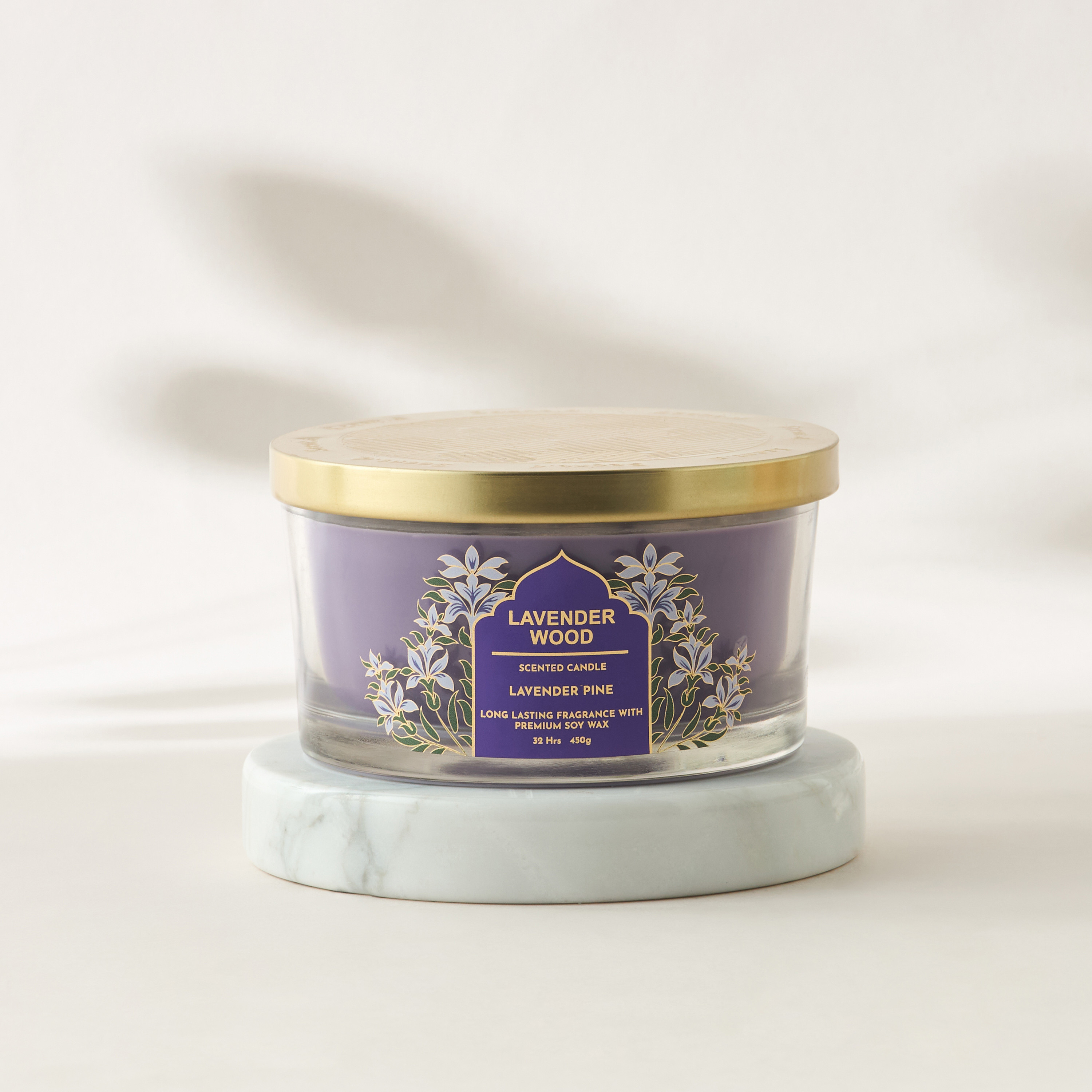Scent.d Fresh Cotton 3-Wick Jar Candle - 450 gms-household-homefragrance-candles-image-2