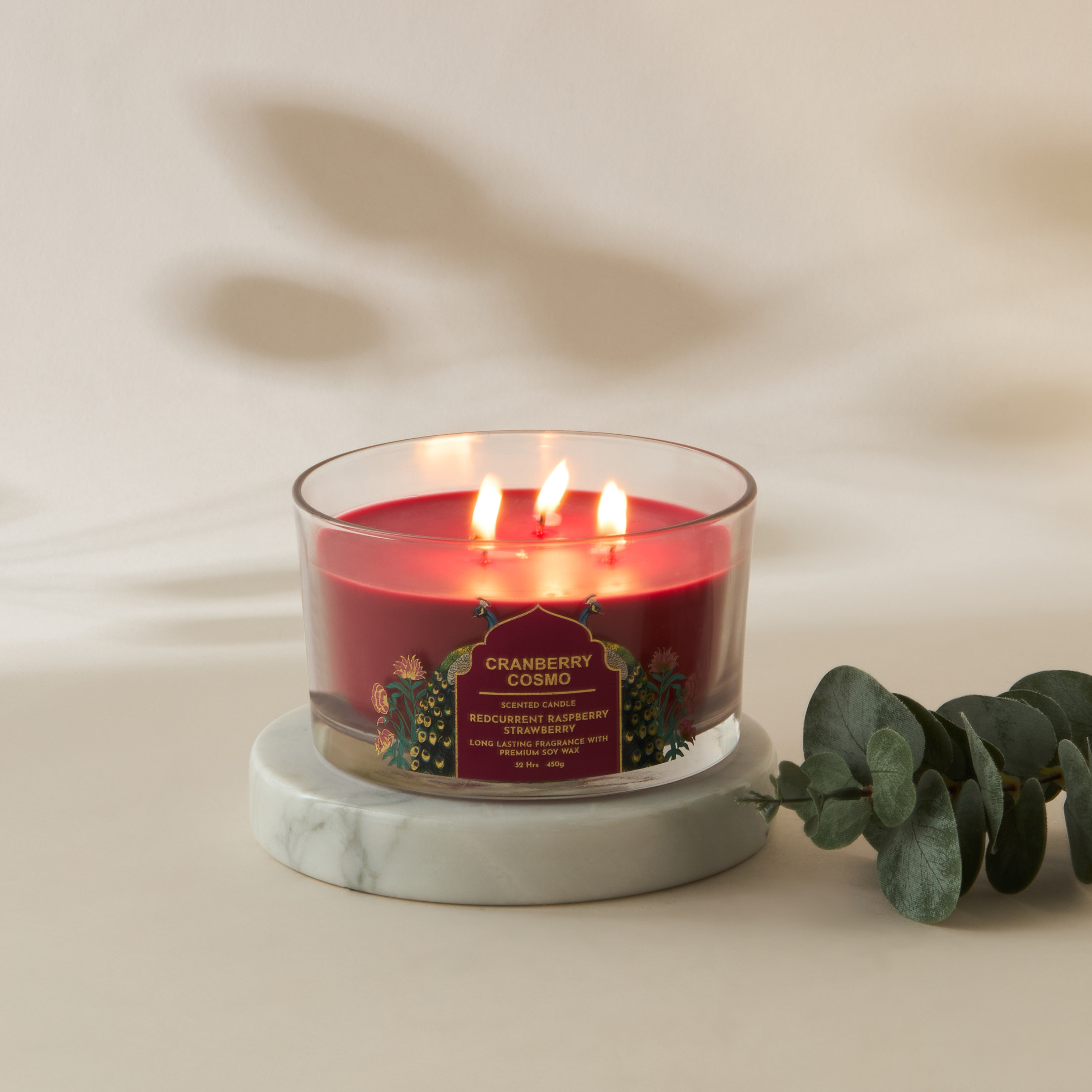 Scent.d Fresh Cotton 3-Wick Jar Candle - 450 gms-household-homefragrance-candles-image-4